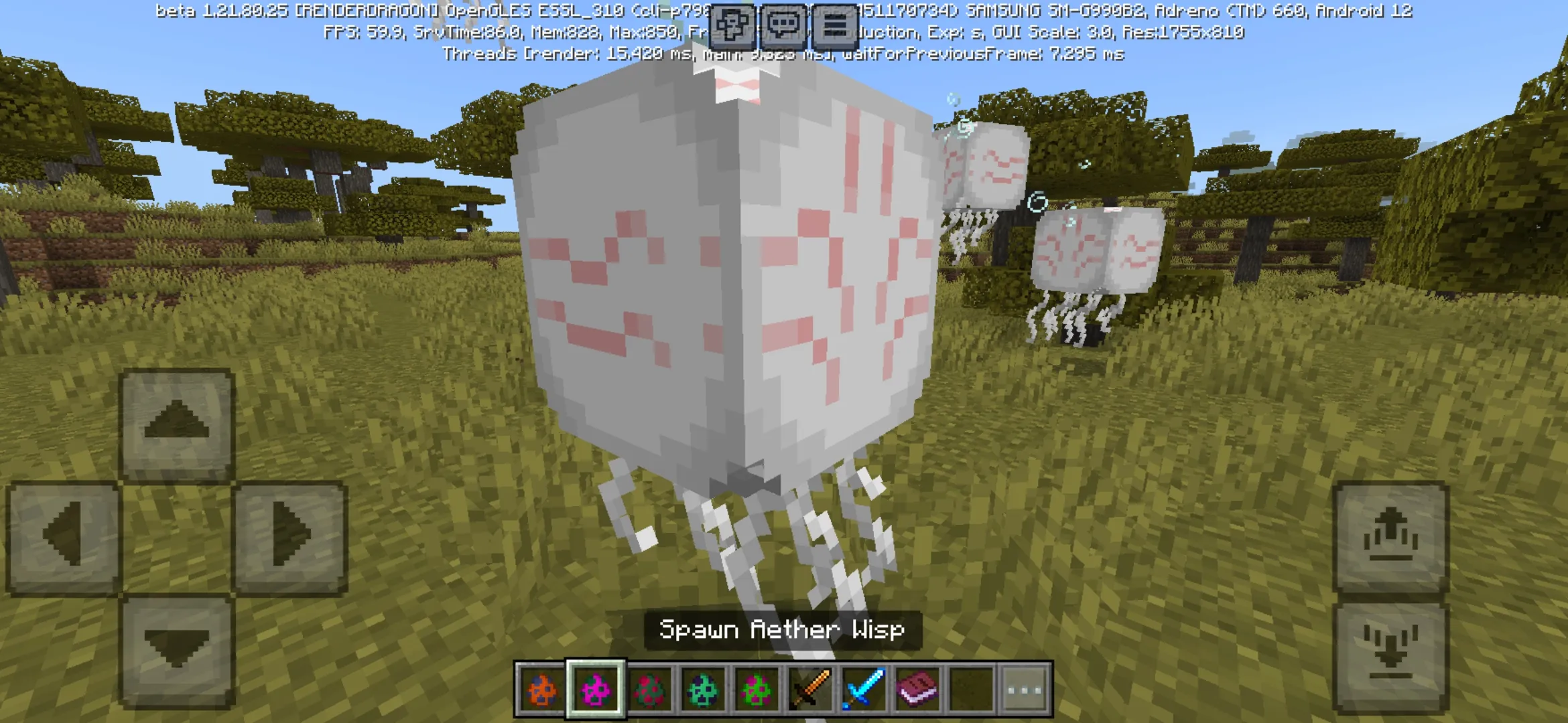 Aether Wisp from Multidimensions Mod for Minecraft PE