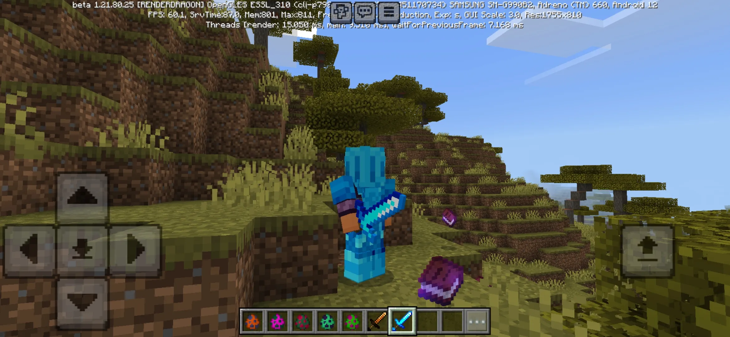 Armor from Multidimensions Mod for Minecraft PE