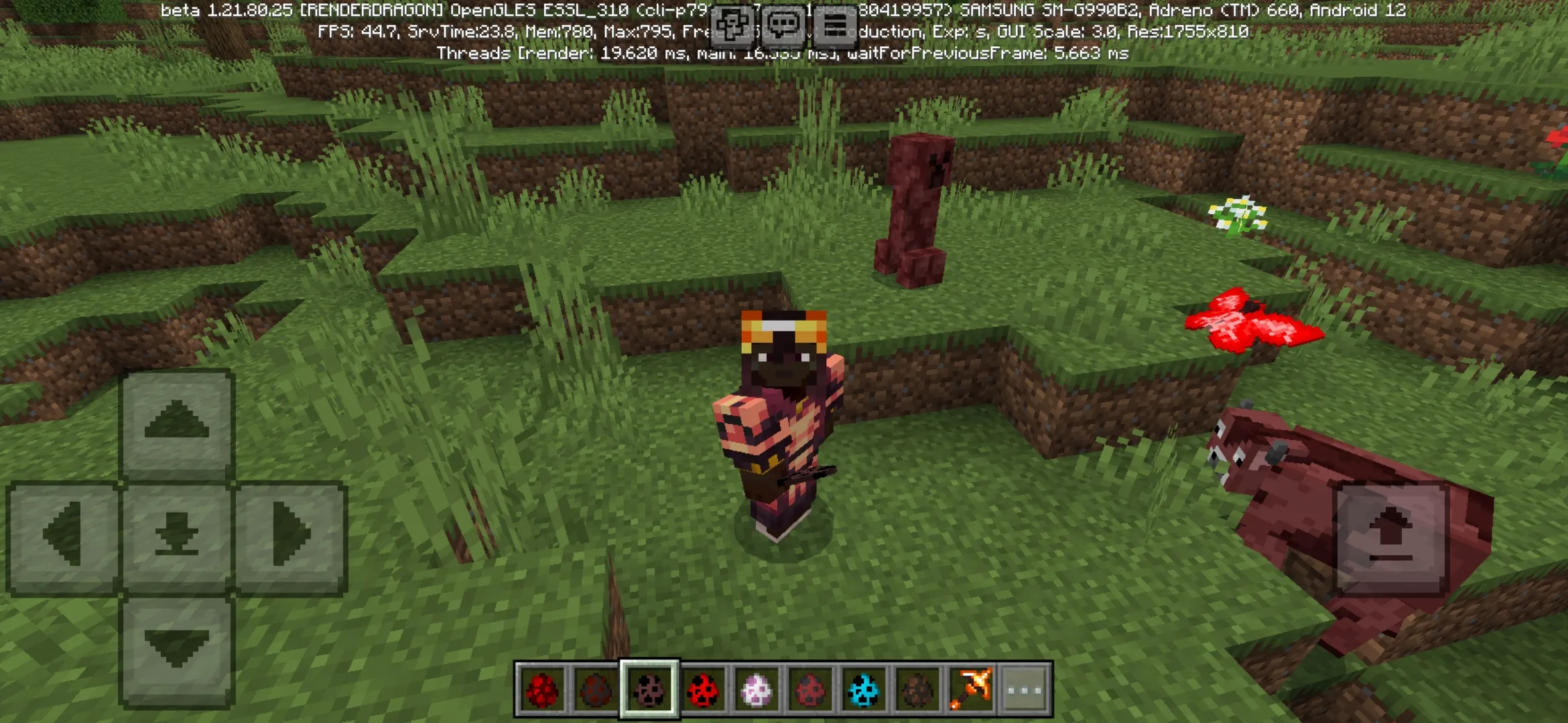 Armor from Nether Mod for Minecraft PE