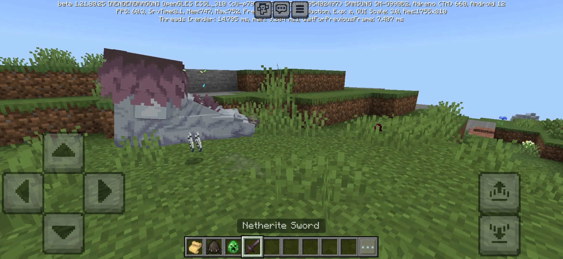 Big Foot from Damage Effects Mod for Minecraft PE