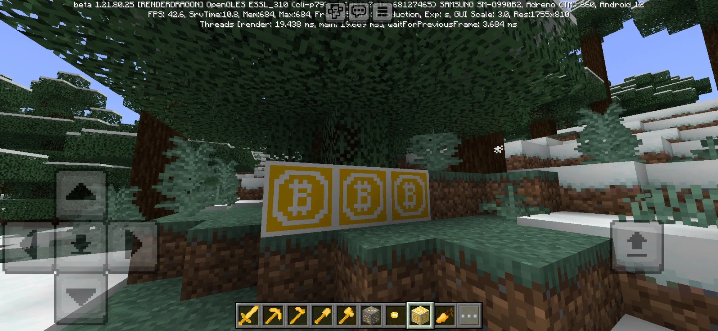 Bitcoin Mod for Minecraft PE