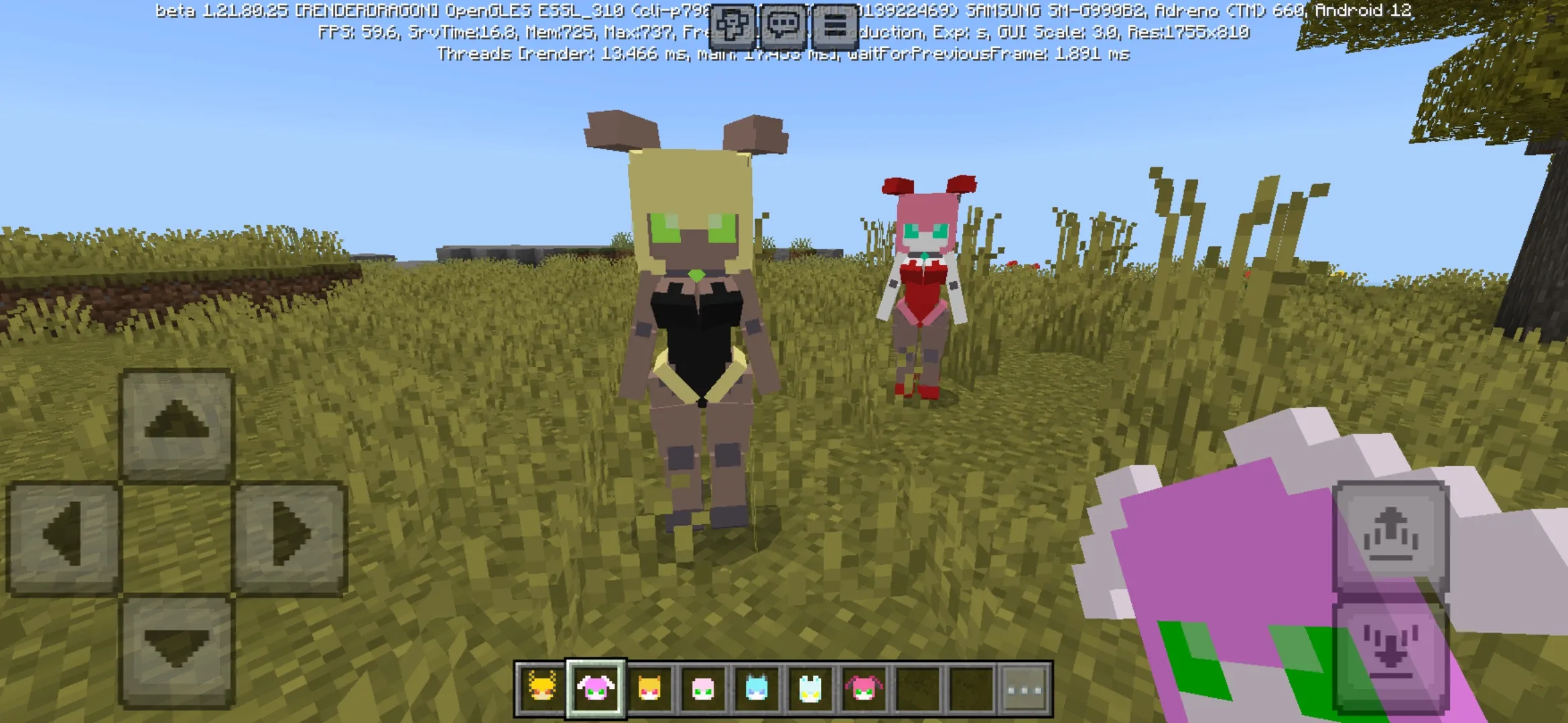 Bunny from Lovely Robots Mod for Minecraft PE