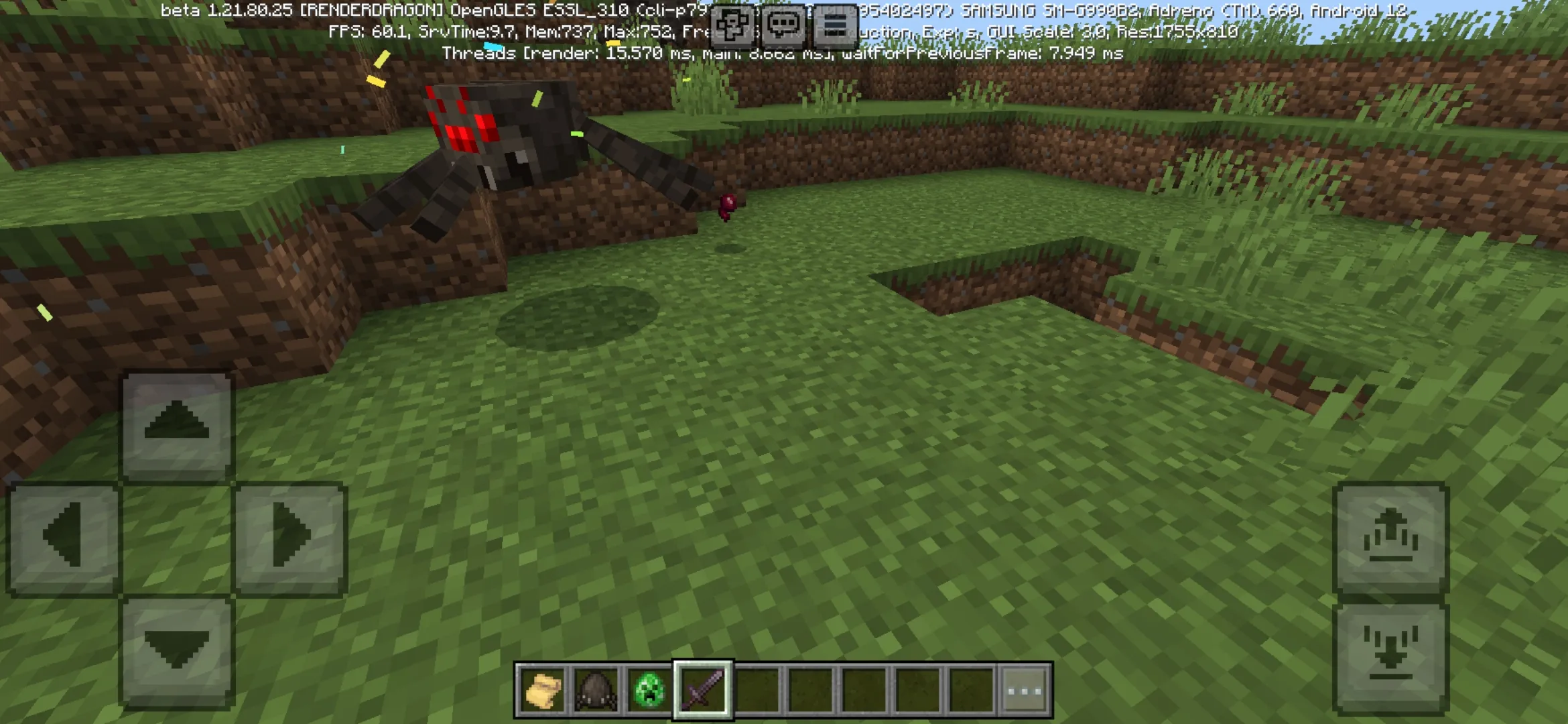 Confetti from Damage Effects Mod for Minecraft PE