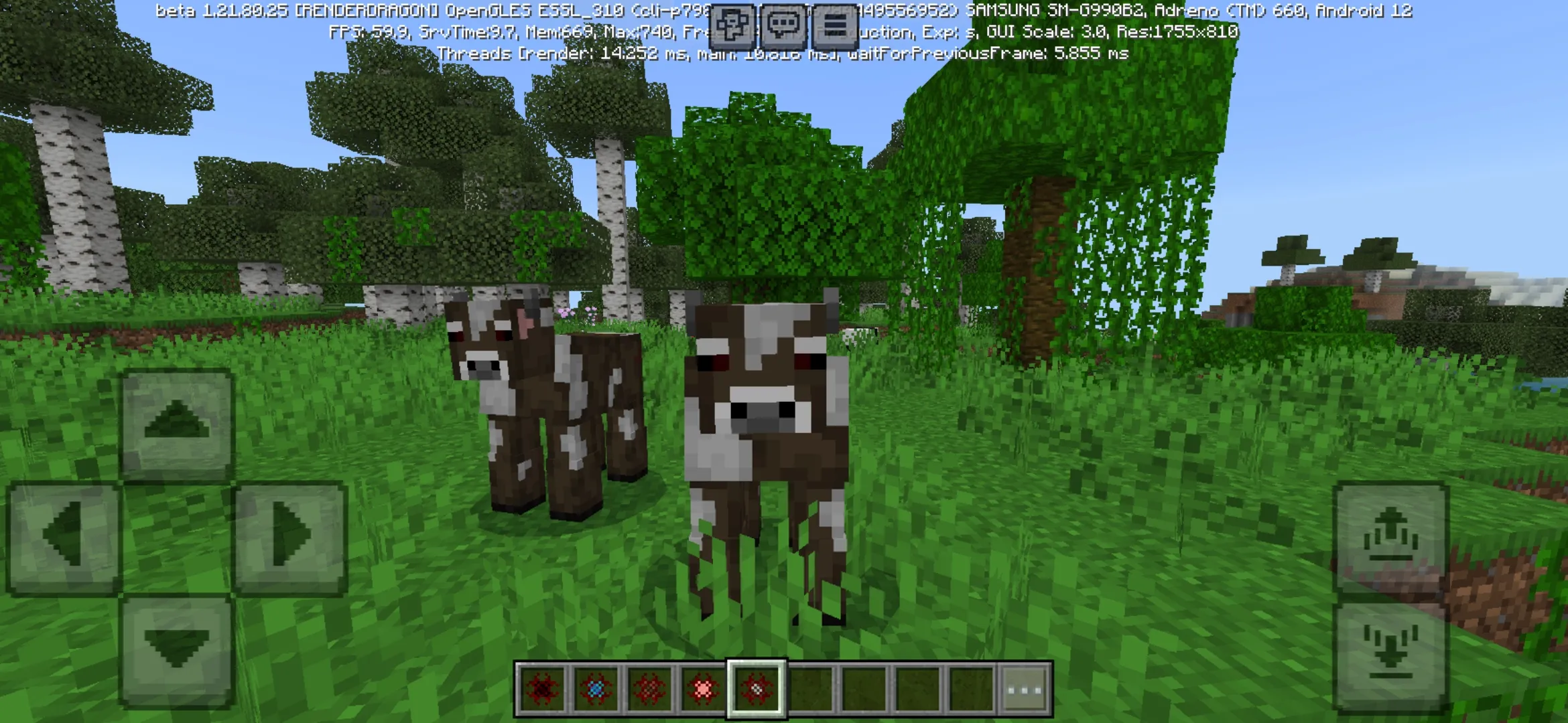Cows from Biological Infestation Mod for Minecraft PE