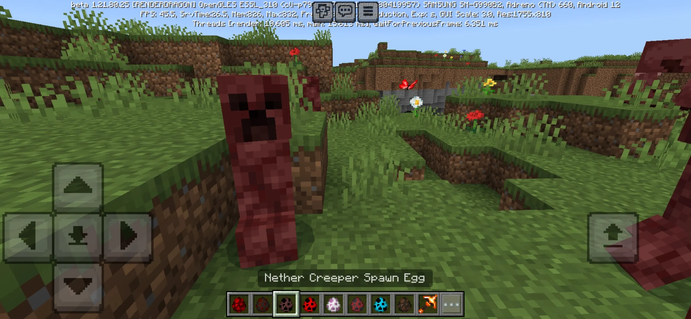 Creeper from Nether Mod for Minecraft PE
