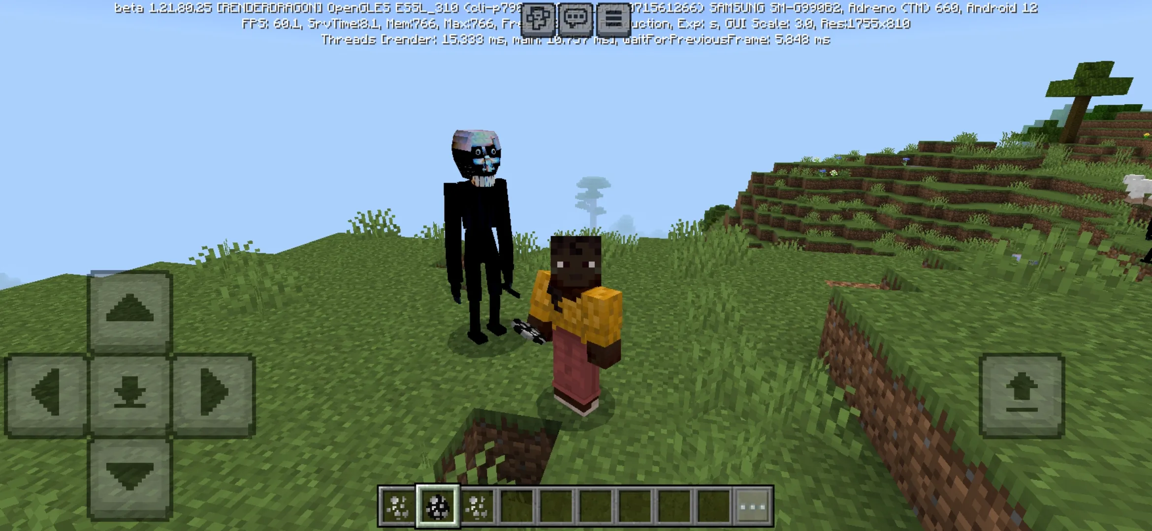 Creepy from Silence Mod for Minecraft PE