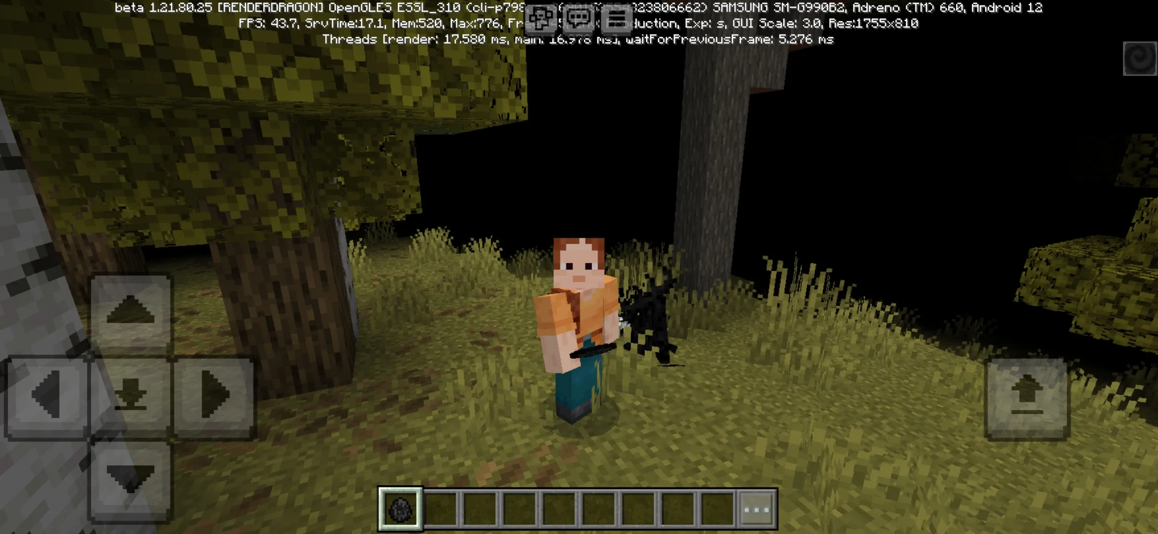 Darkness from Wendigo Mod for Minecraft PE