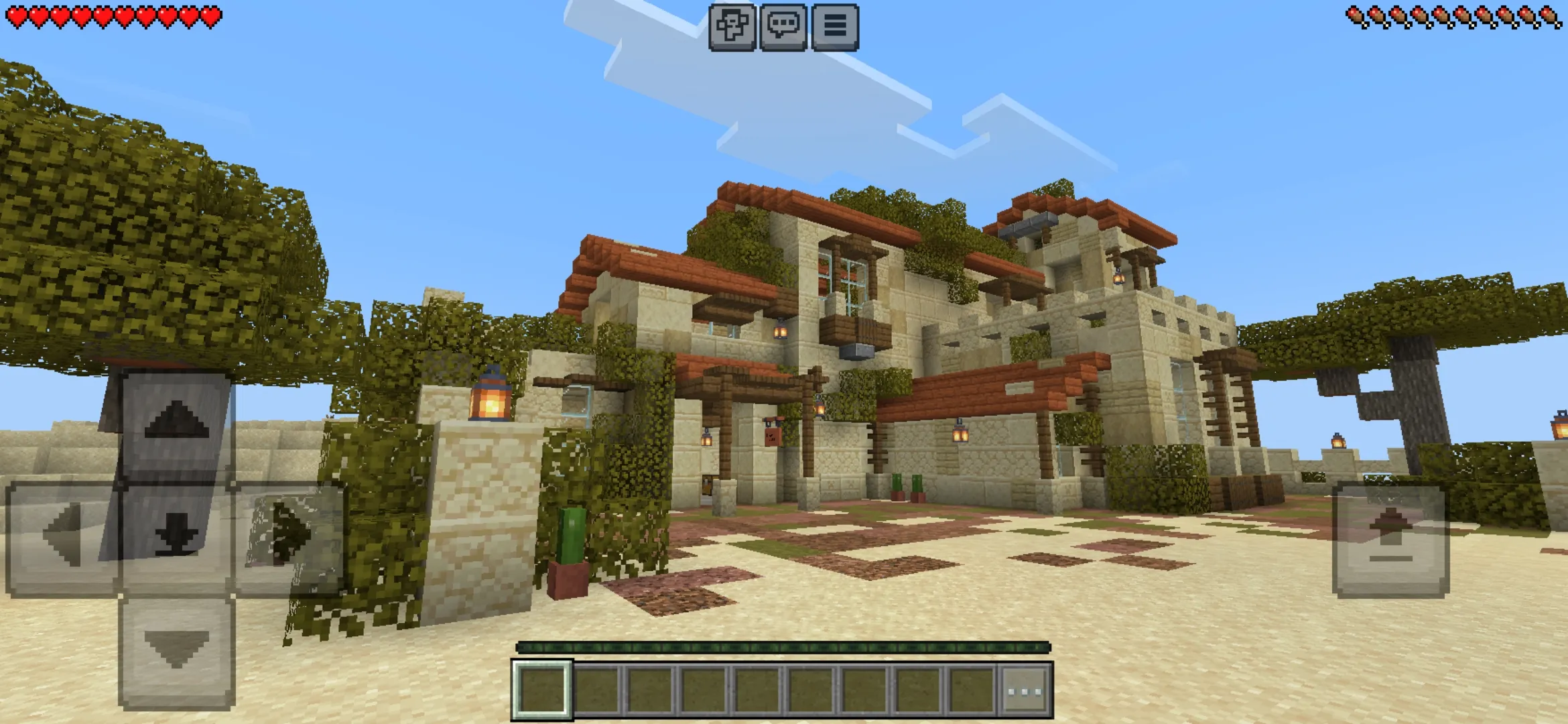 Desert from Starter House Map for Minecraft PE