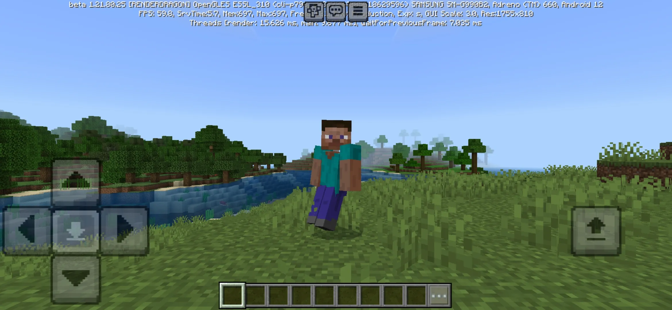 Detailed Player Animations Mod for Minecraft PE