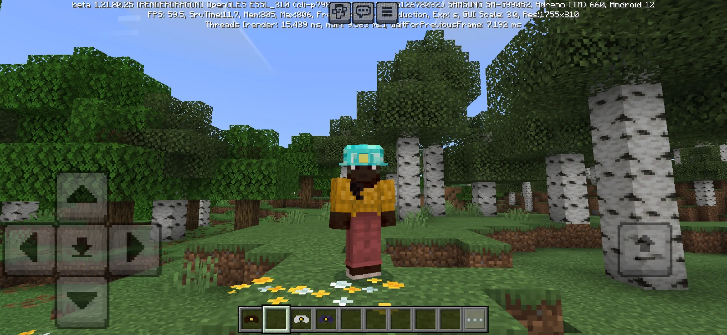 Diamond from Miner Helmet Mod for Minecraft PE