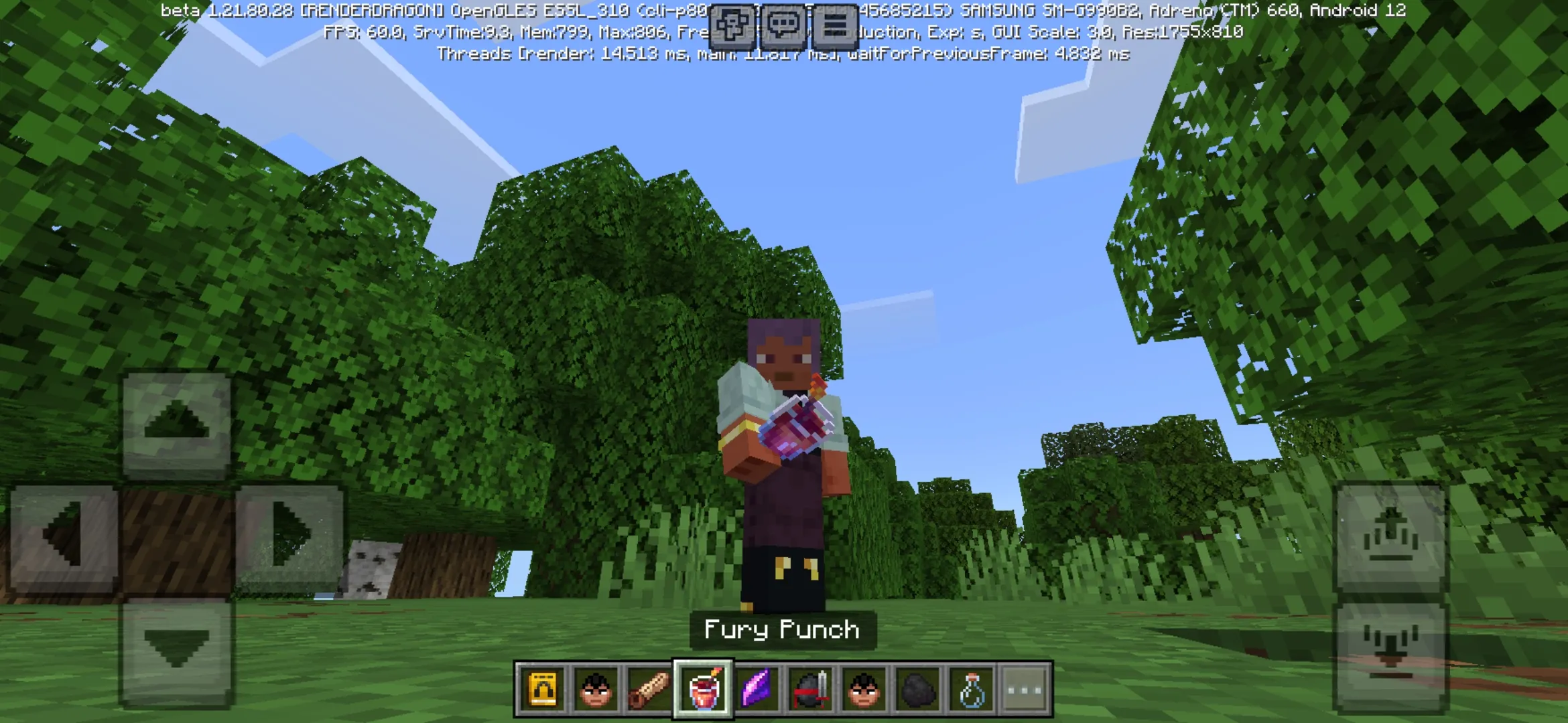 Fury from Bruce Leee Mod for Minecraft PE