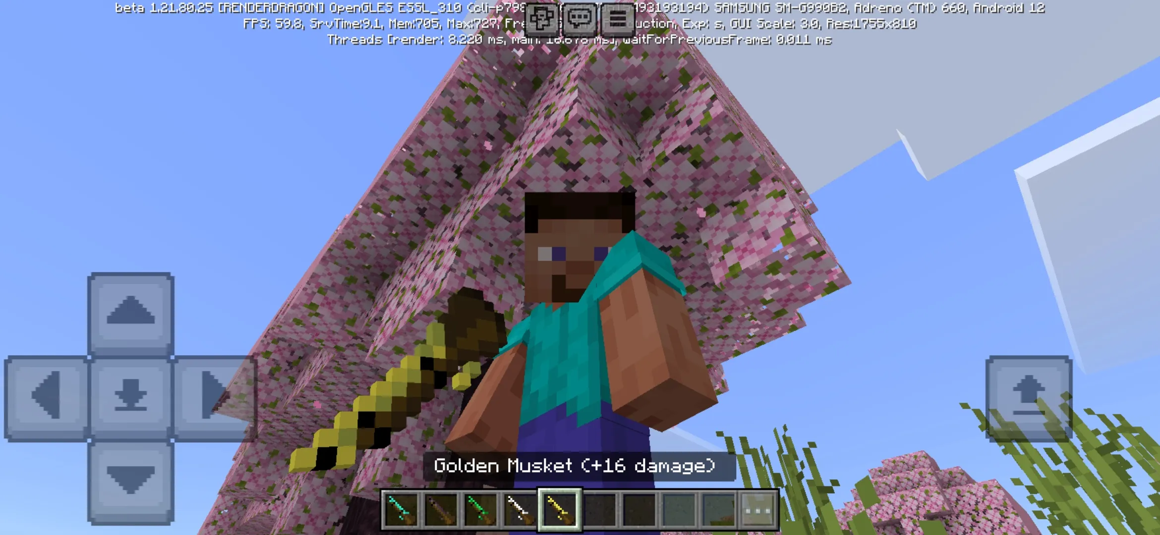 Golden from Musket Mod for Minecraft PE