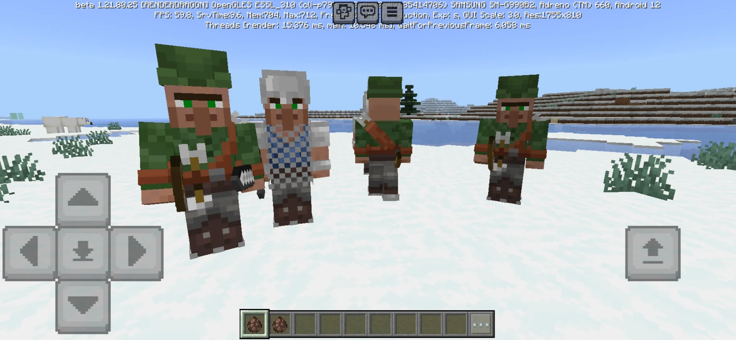 Guard Villagers Mod for Minecraft PE