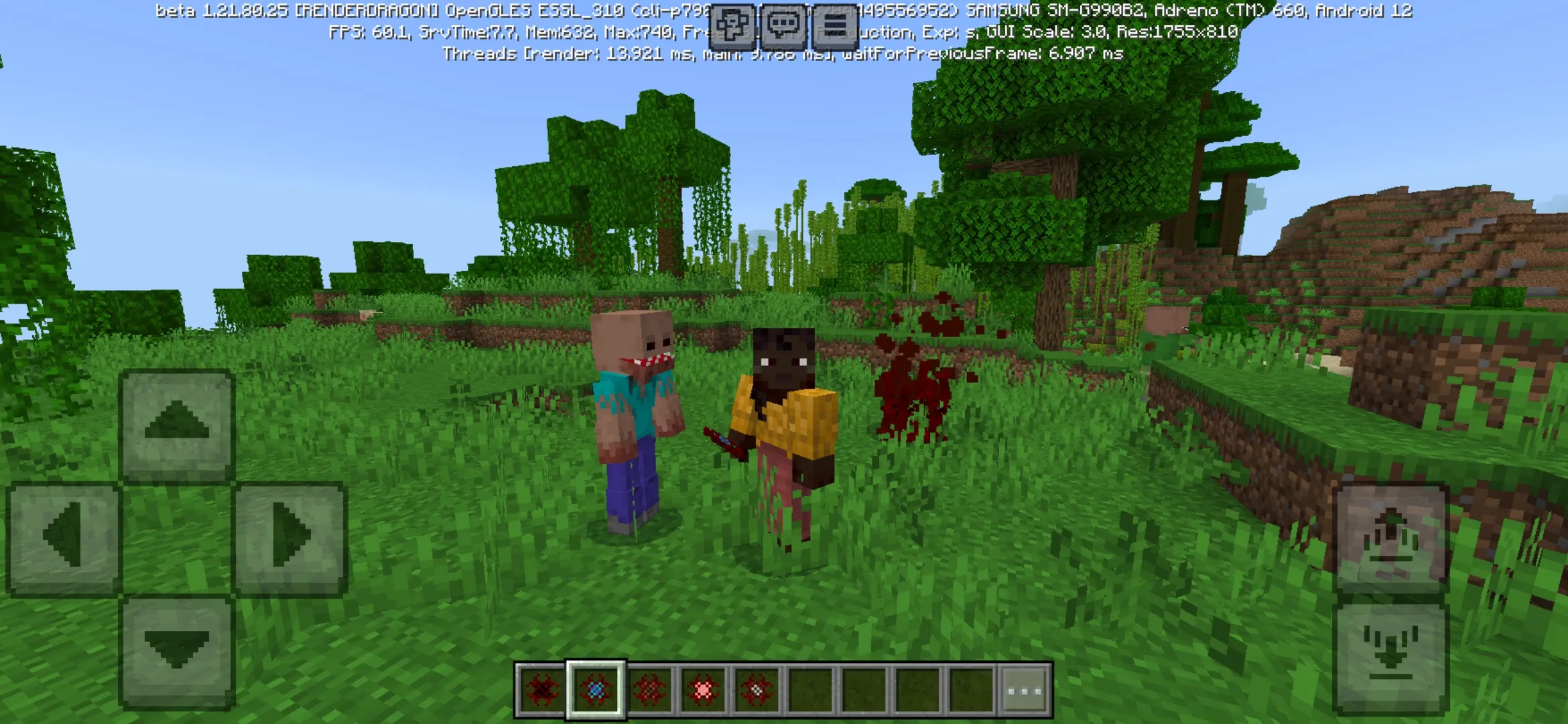Human from Biological Infestation Mod for Minecraft PE