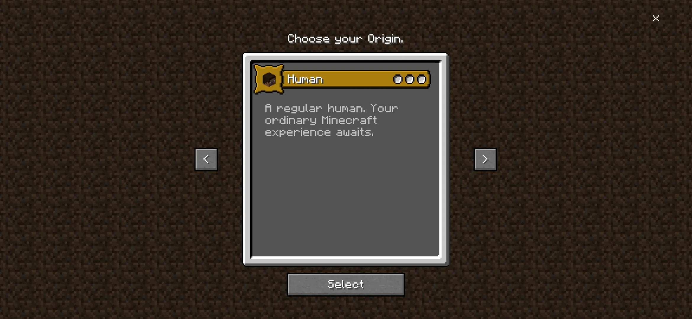 Human from Origins Merged Mod for Minecraft PE