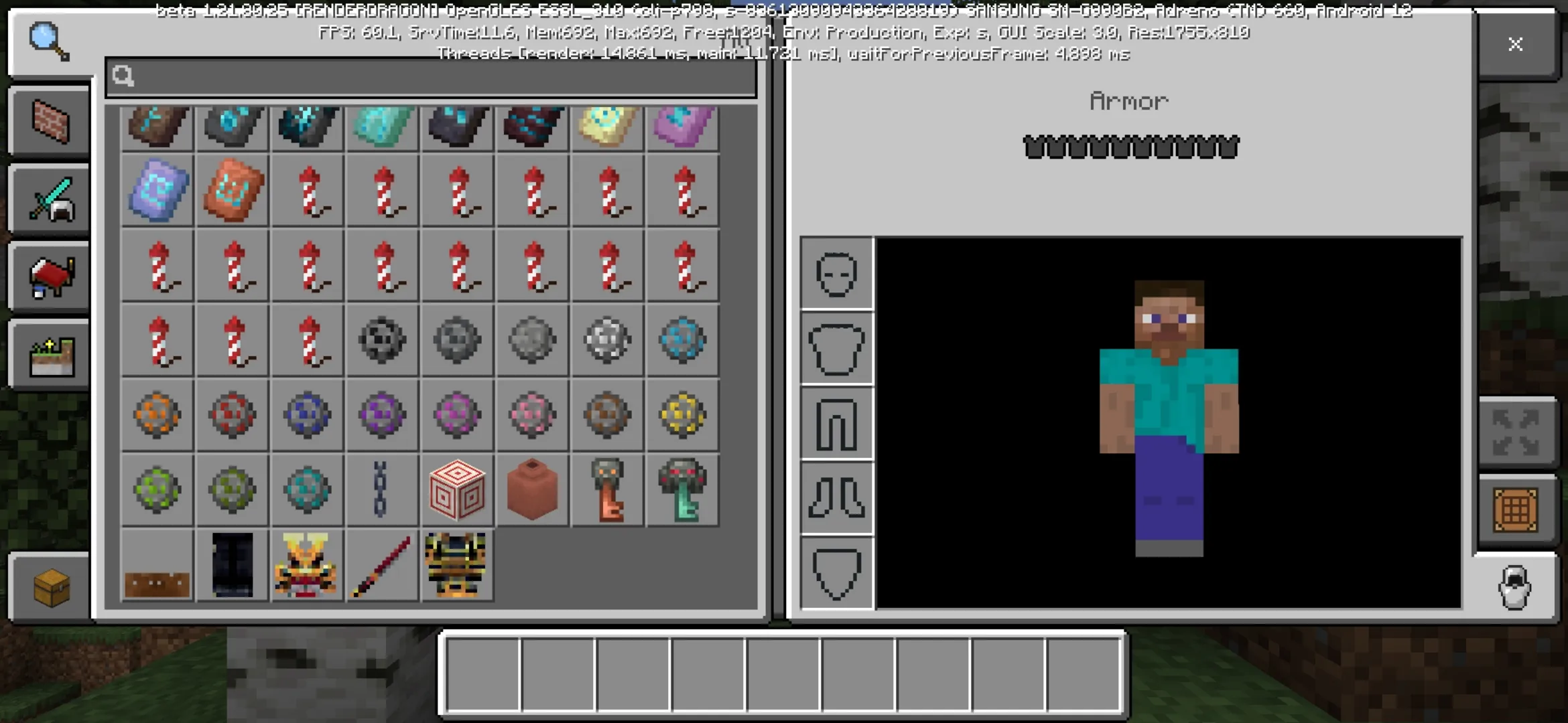 Items from Samurai Mod for Minecraft PE