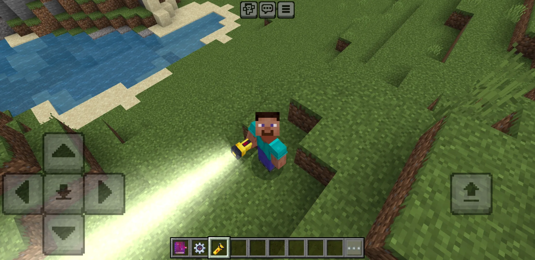 Light from Dwellers Mod for Minecraft PE