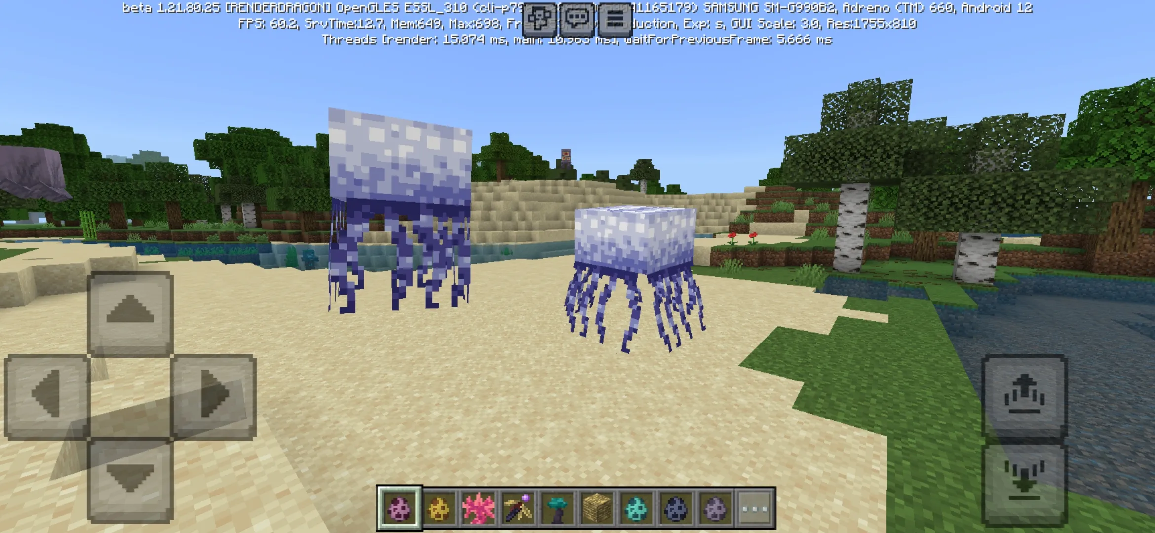 Mobs from Endless Void Mod for Minecraft PE