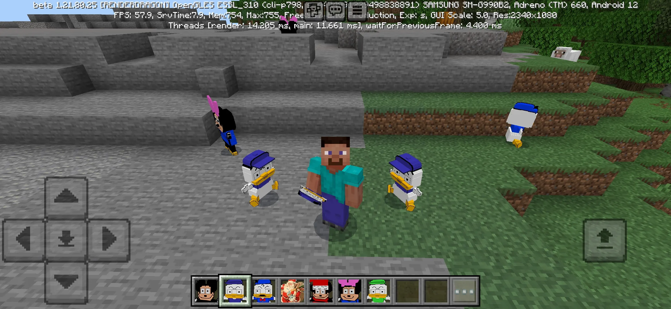 Mobs from Sr Pelo Mod for Minecraft PE