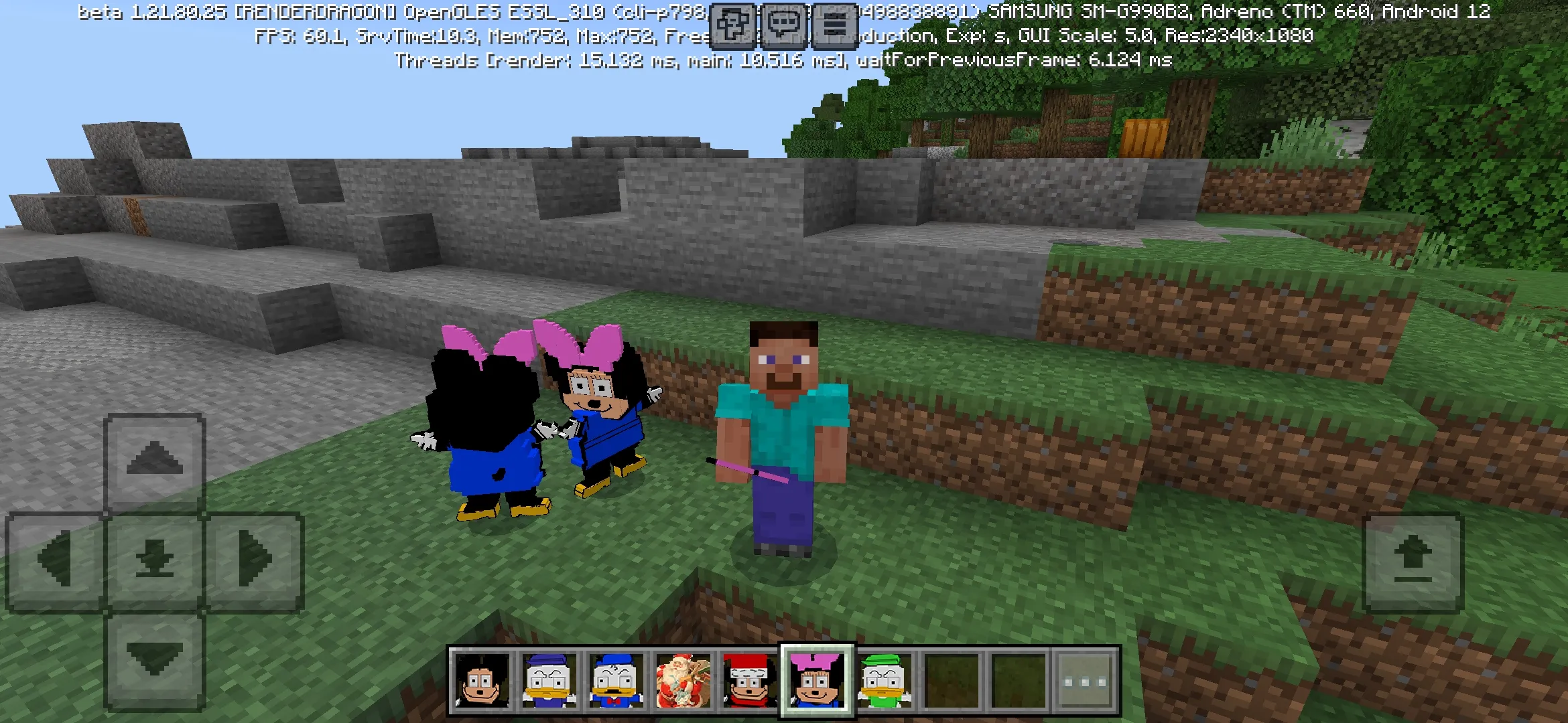 Mommy from Sr Pelo Mod for Minecraft PE
