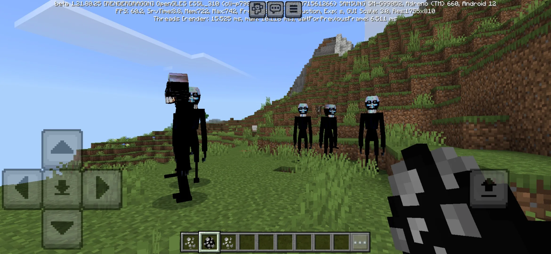Monsters from Silence Mod for Minecraft PE
