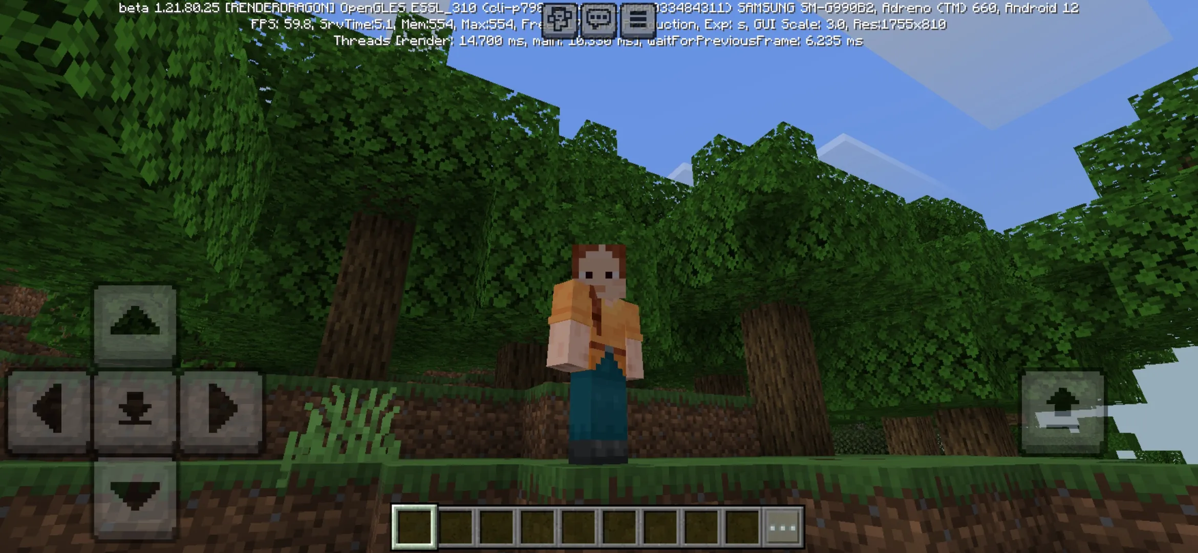 Nature from FPS Boost Mod for Minecraft PE