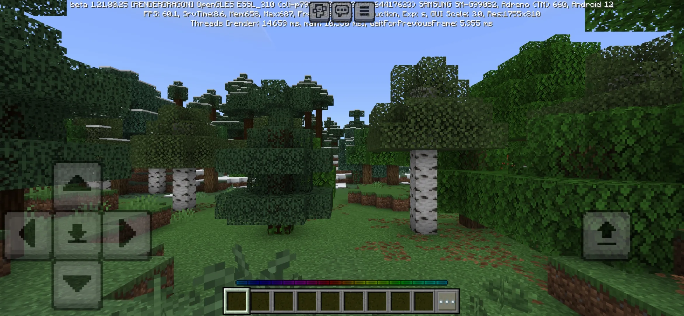 Nature from RGB XP Bar Texture Pack for Minecraft PE