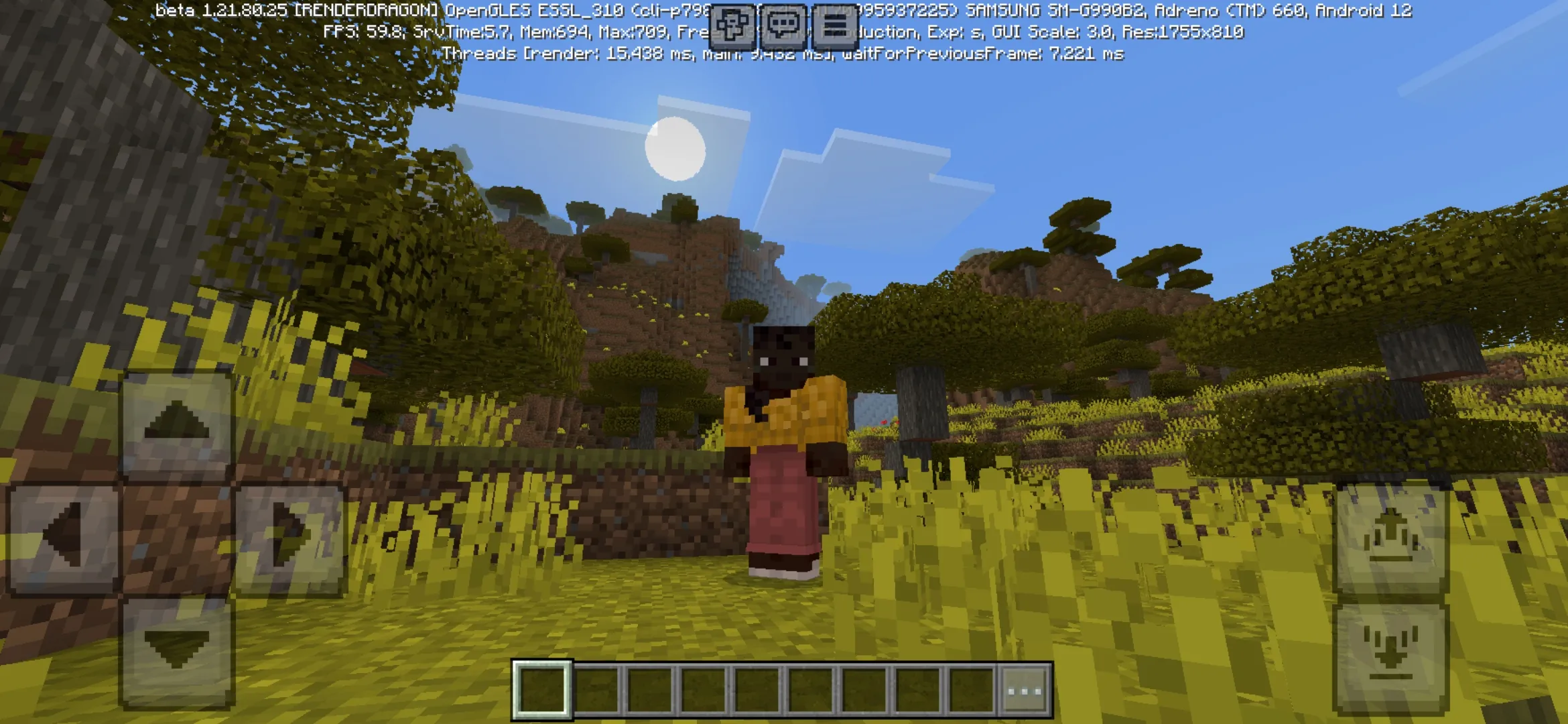 Nature from SERP Shader for Minecraft PE