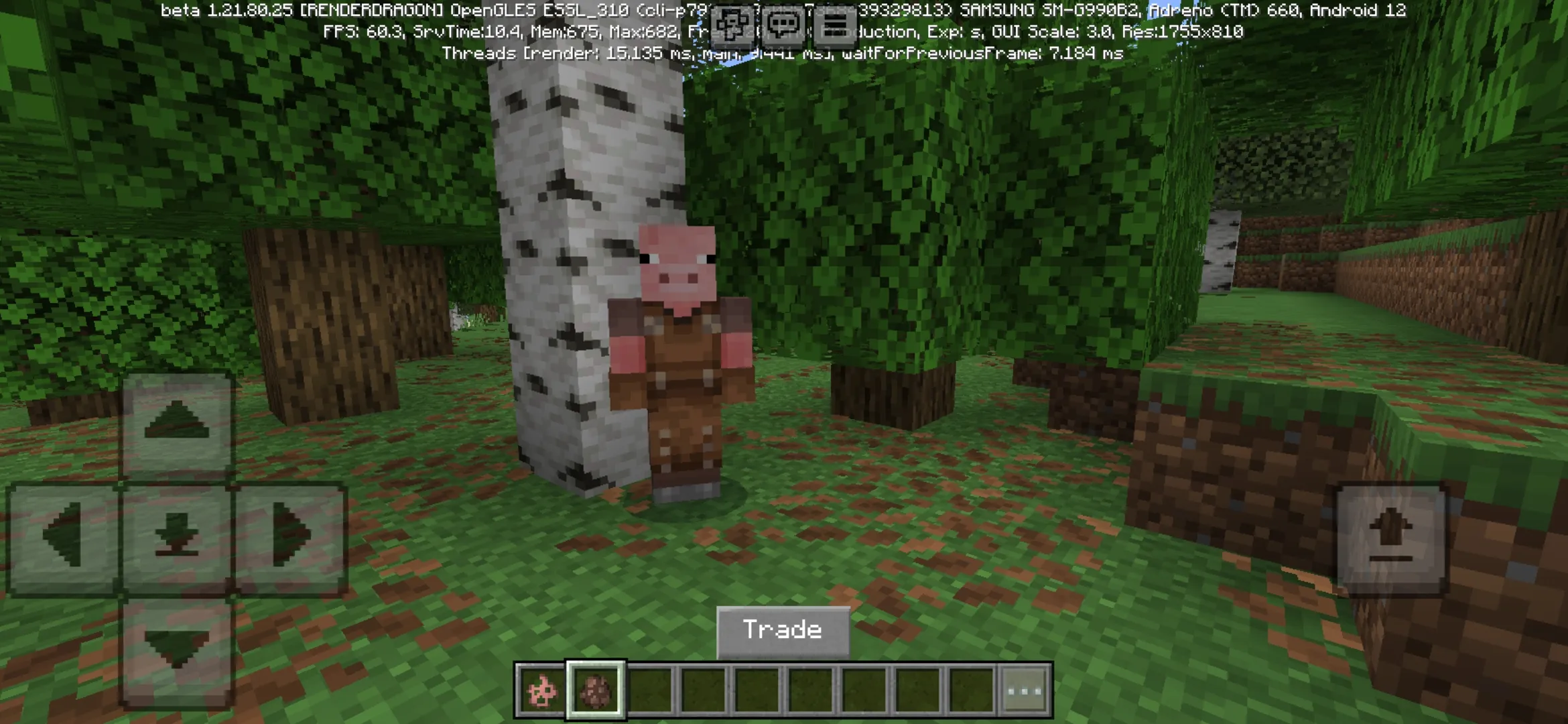 New Look from Pigmans Texture Pack for Minecraft PE