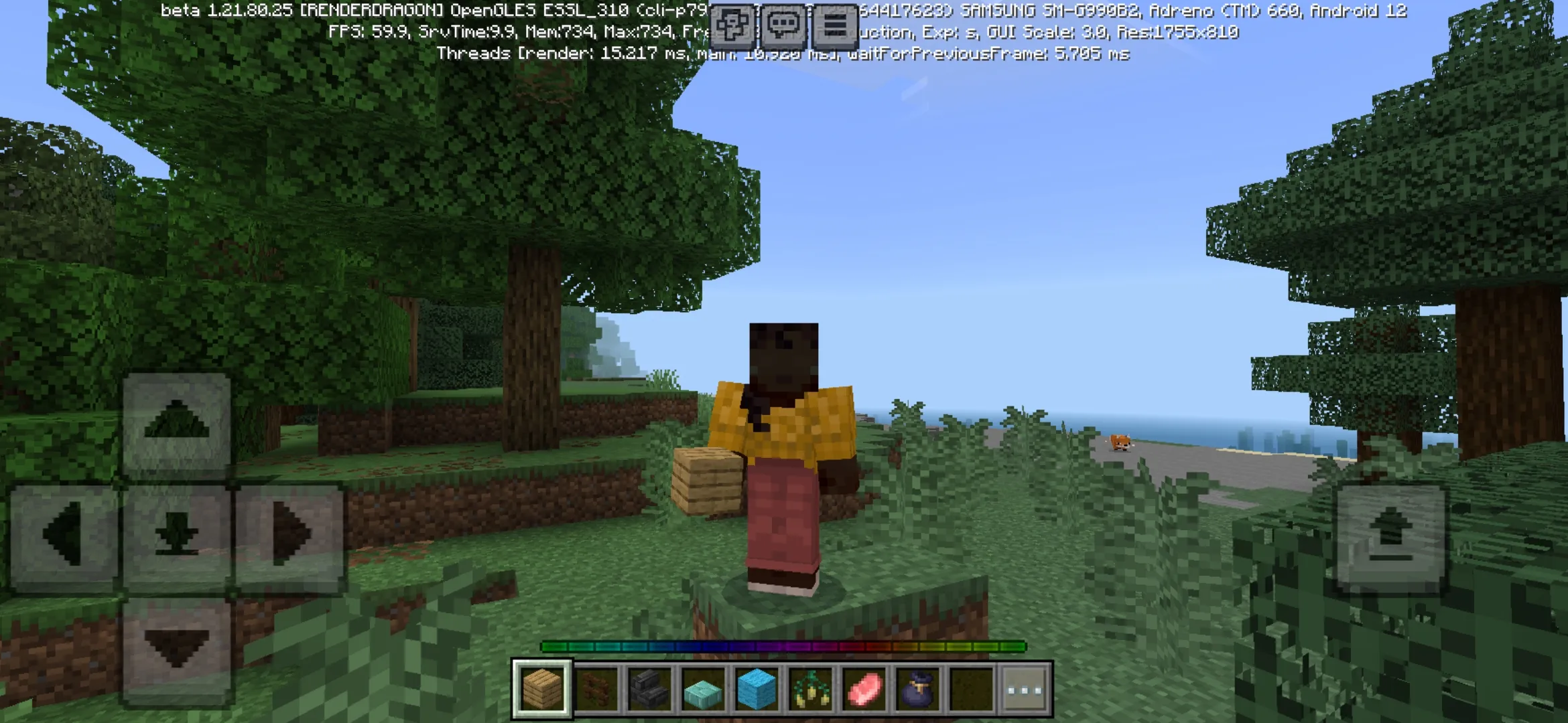 New Look from RGB XP Bar Texture Pack for Minecraft PE