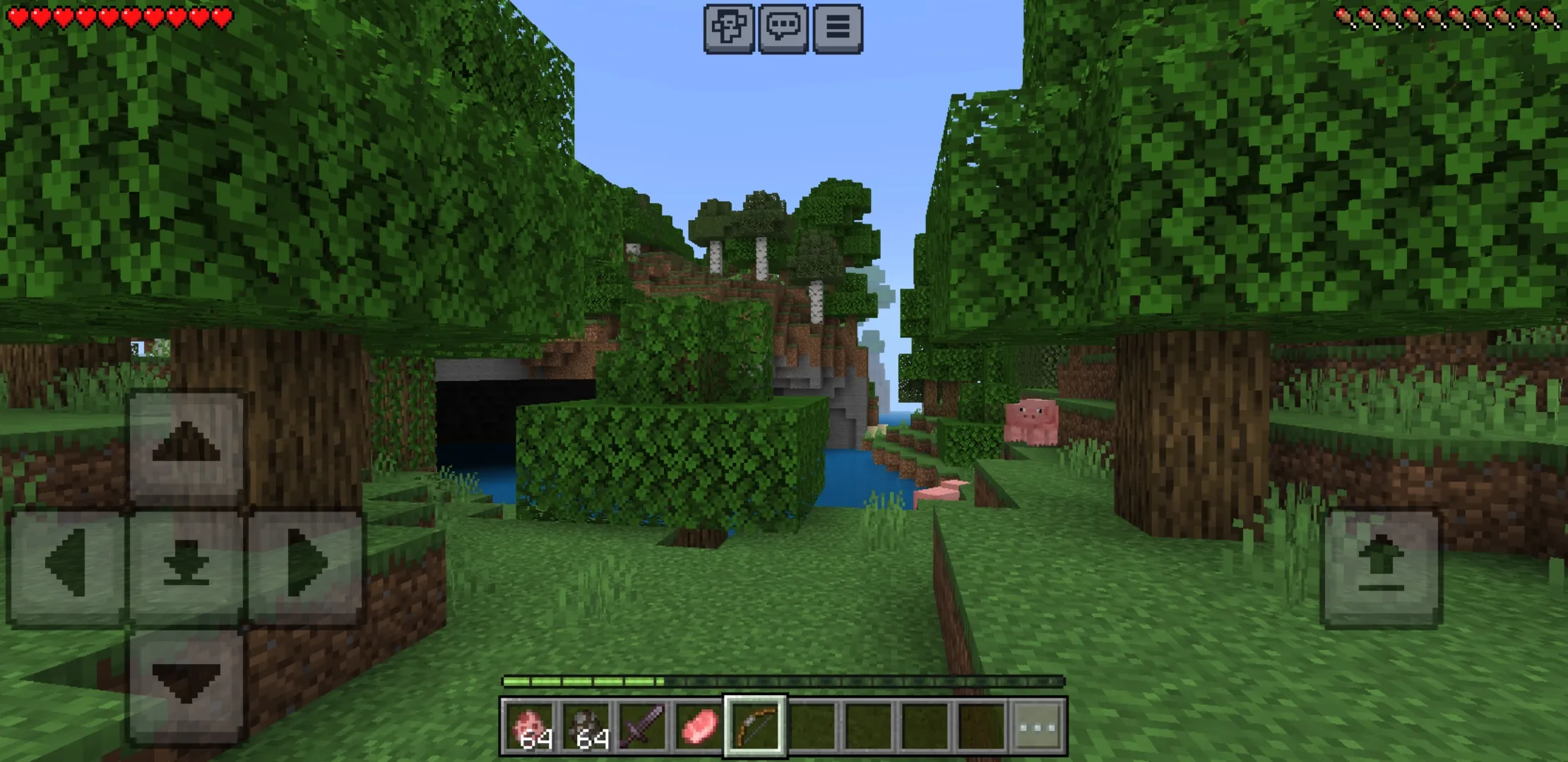 Options from Clumps Mod for Minecraft PE