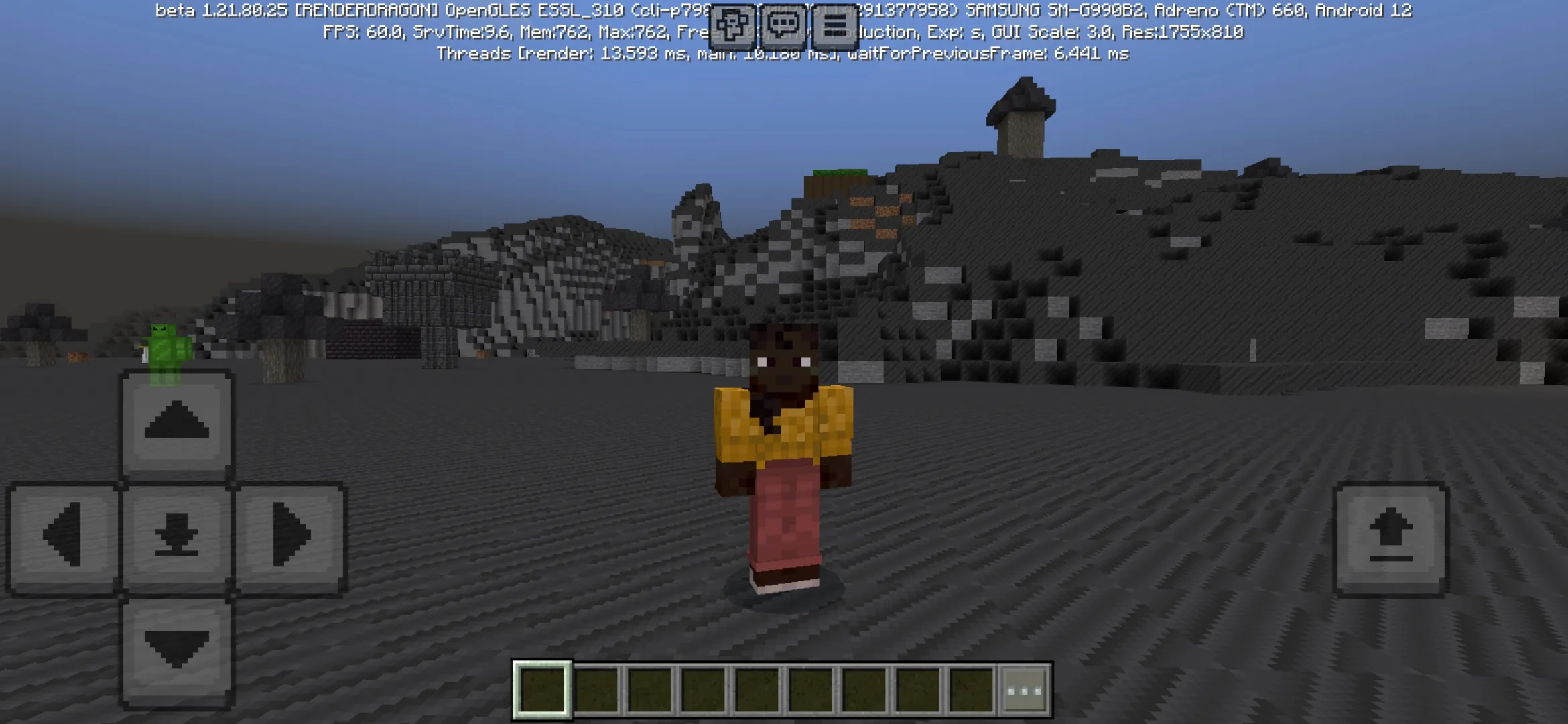 Options from DarkLand Mod for Minecraft PE