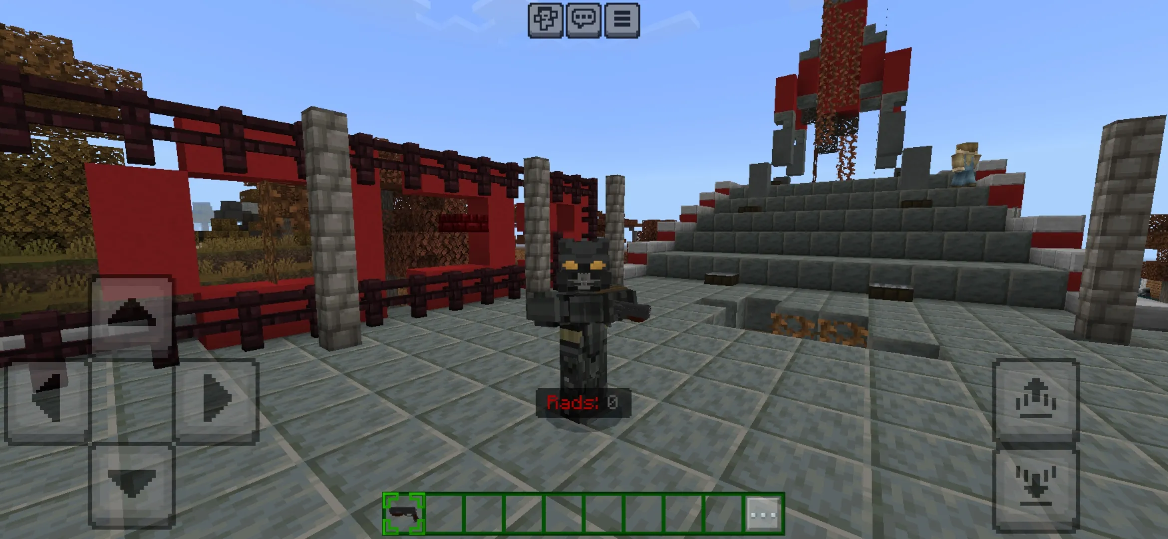 Options from Fallout Mod for Minecraft PE
