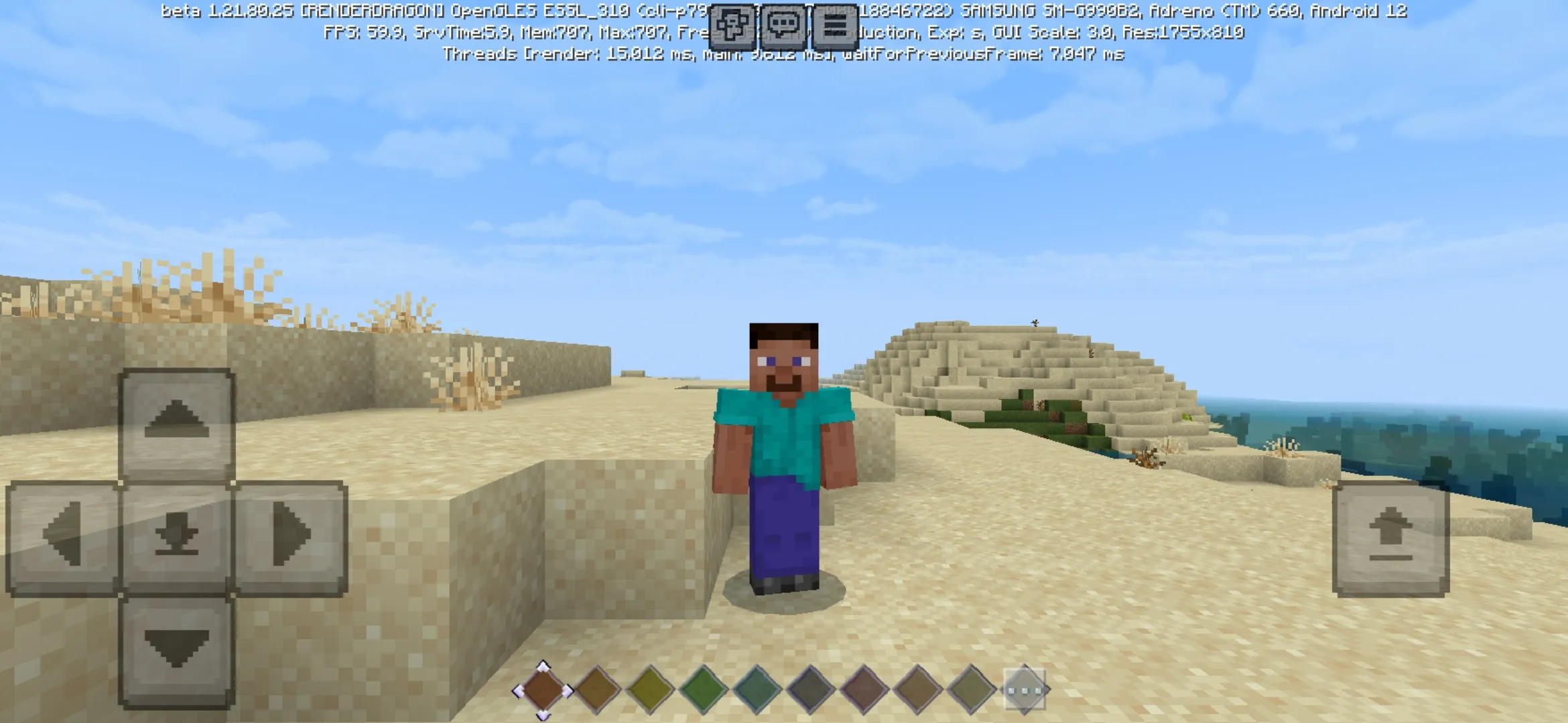 Options from Fishys Wonderful Shader for Minecraft PE