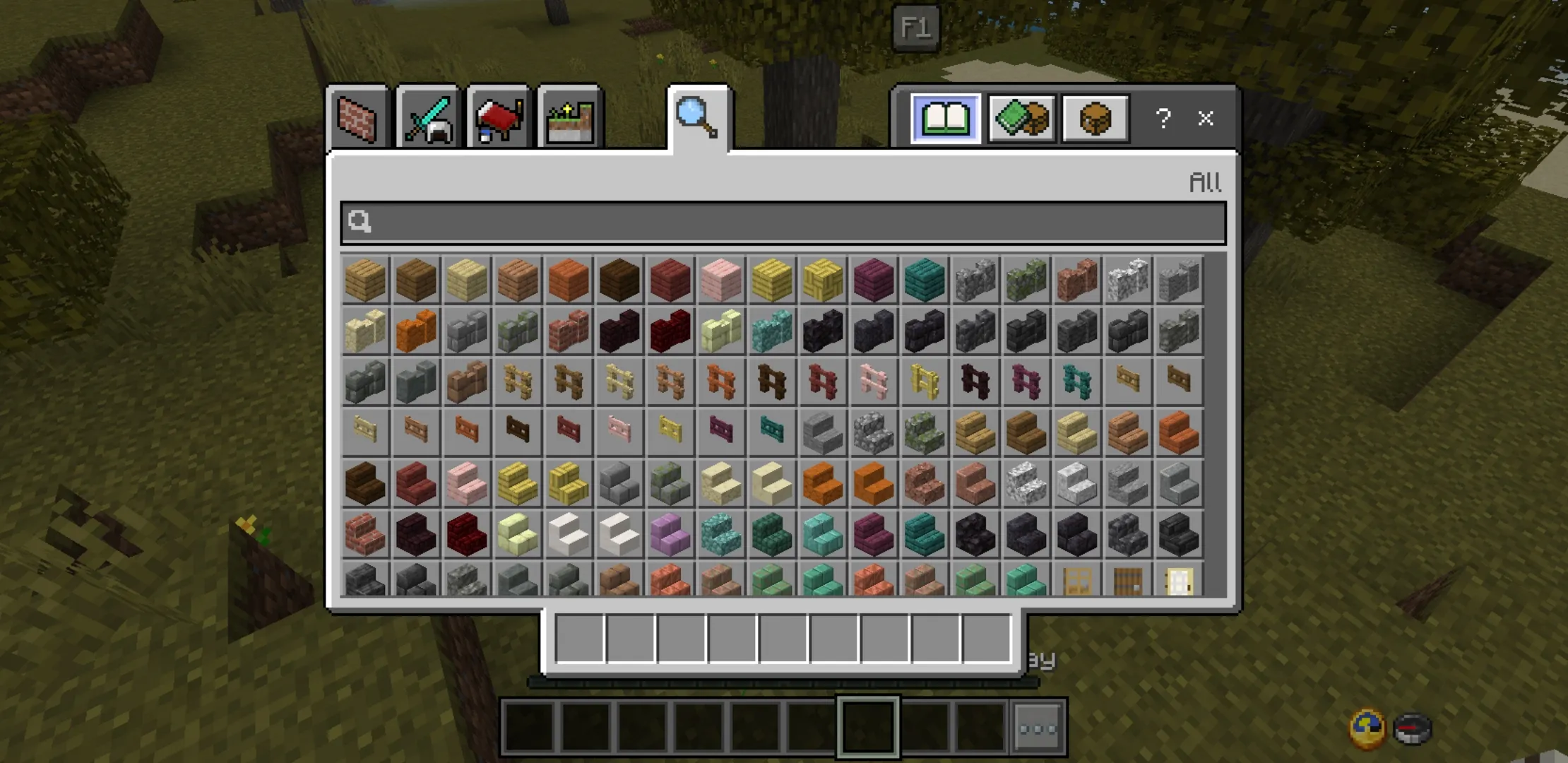 Options from Hud Plus Texture Pack for Minecraft PE