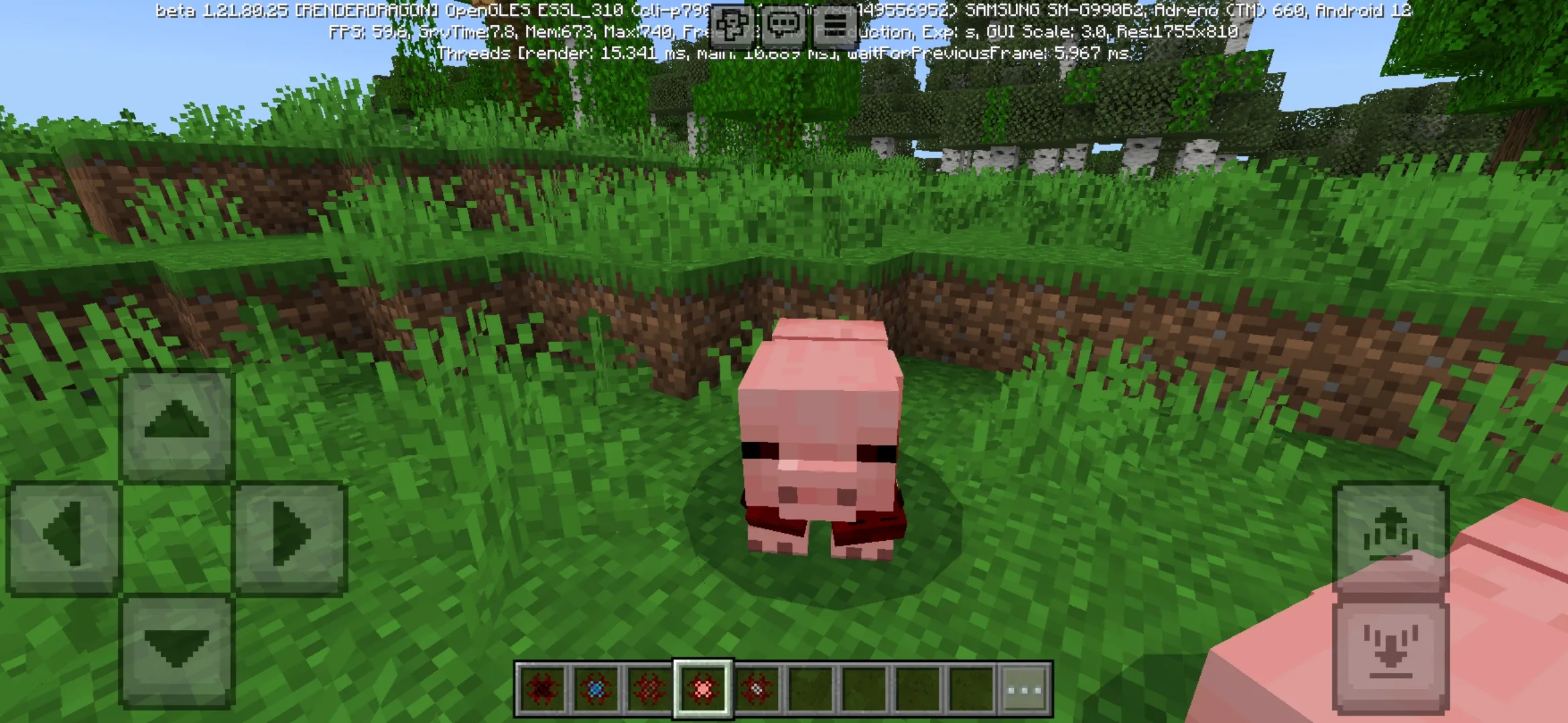 Pig from Biological Infestation Mod for Minecraft PE