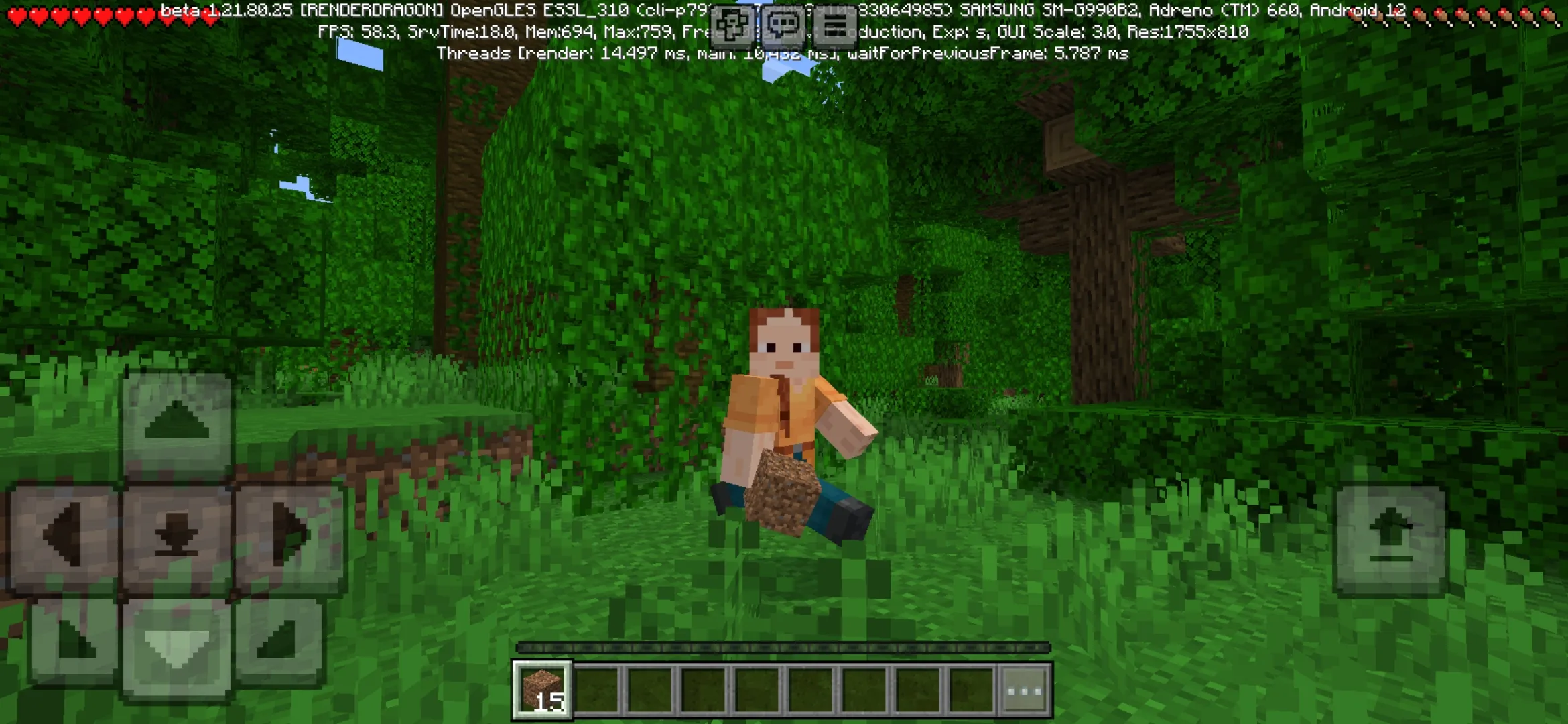Run from Parkour Mod for Minecraft PE