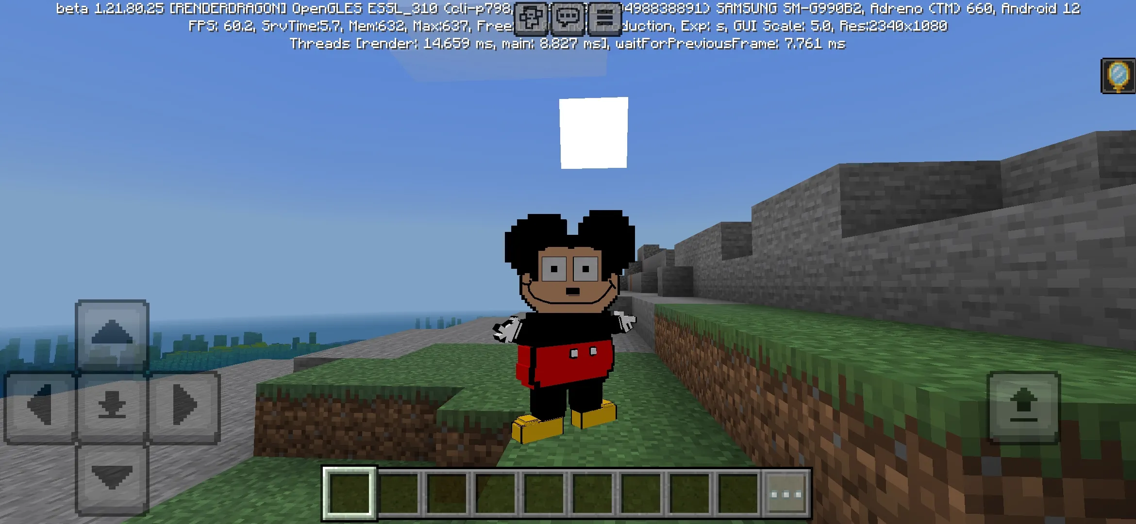 Skin from Sr Pelo Mod for Minecraft PE
