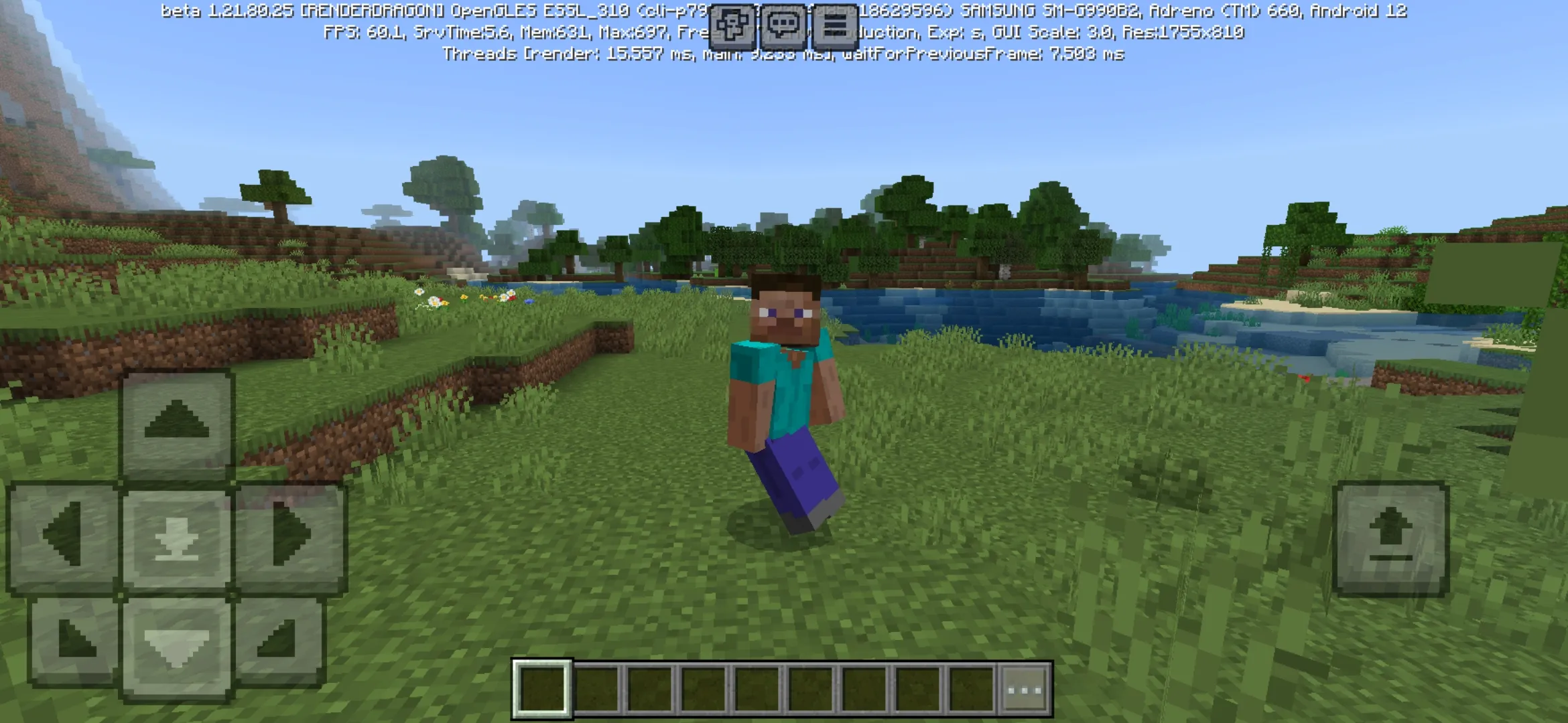 Sneaking from Detailed Player Animations Mod for Minecraft PE
