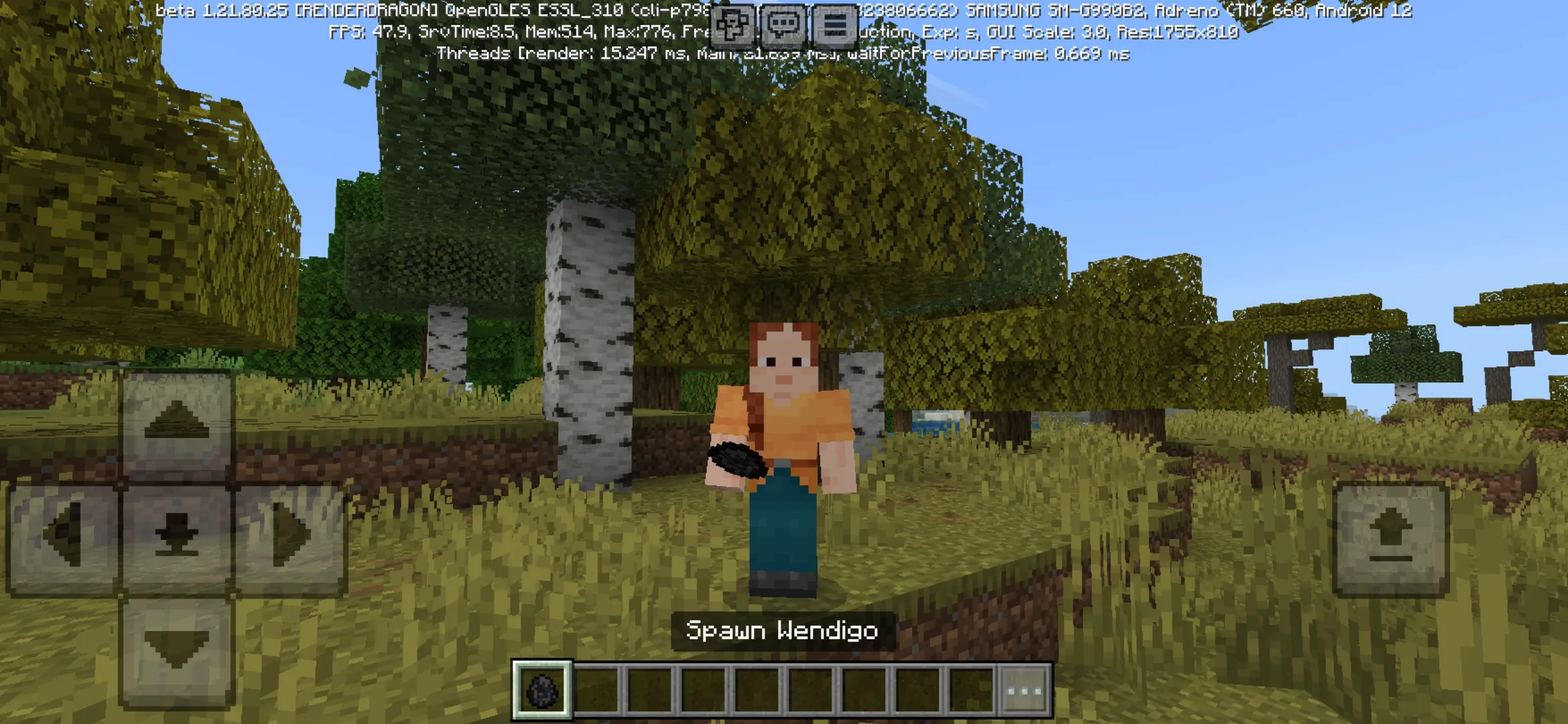 Spawn from Wendigo Mod for Minecraft PE
