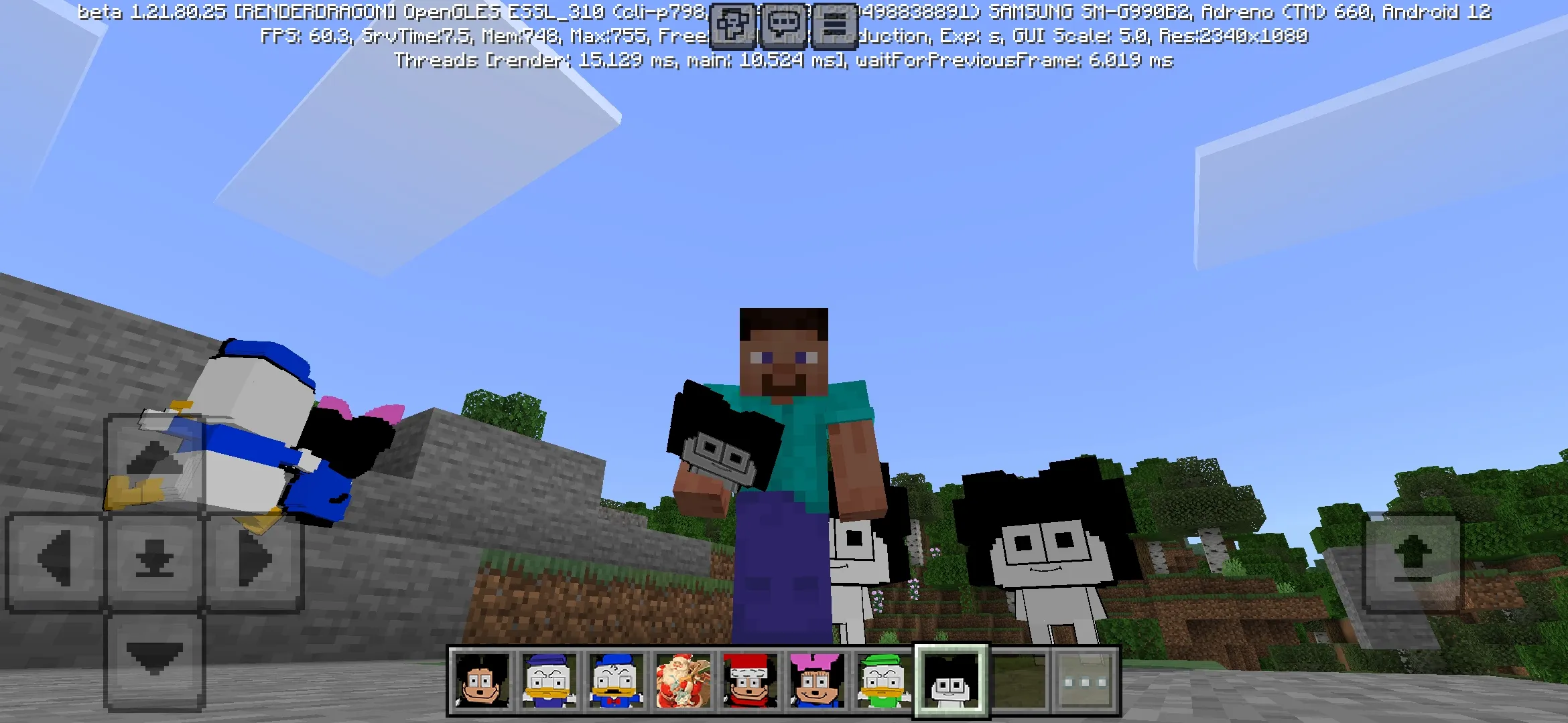 Sr Pelo Mod for Minecraft PE