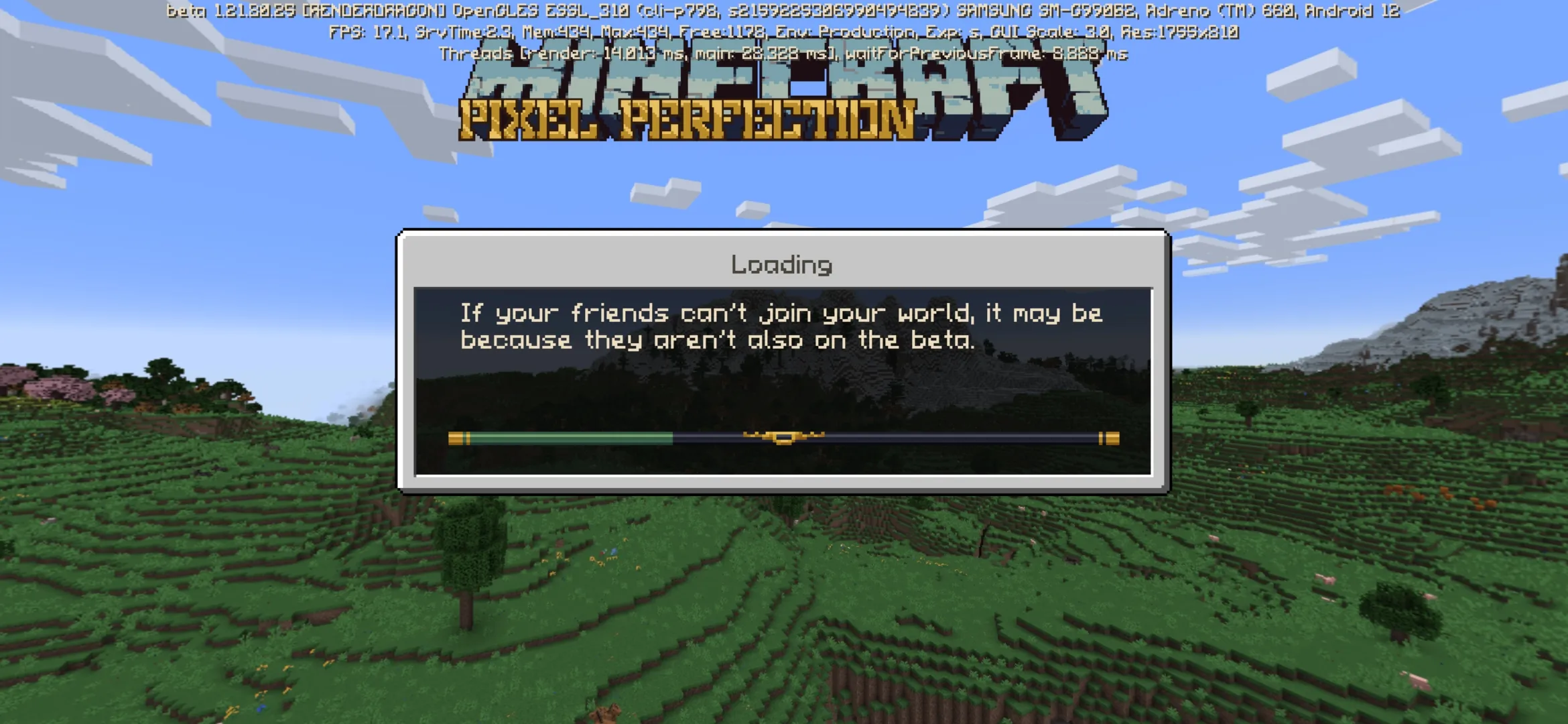 Start from Pixel Texture Pack for Minecraft PE