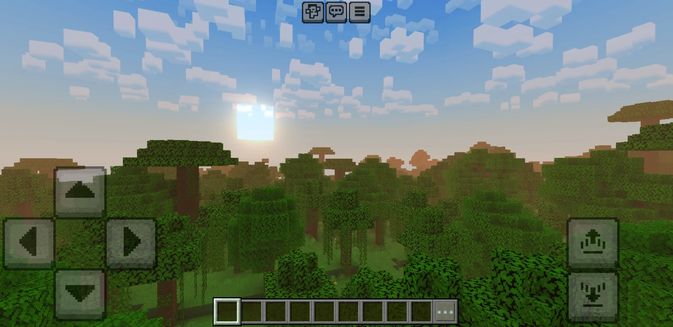 Sunset from OptiAle Texture Pack for Minecraft PE
