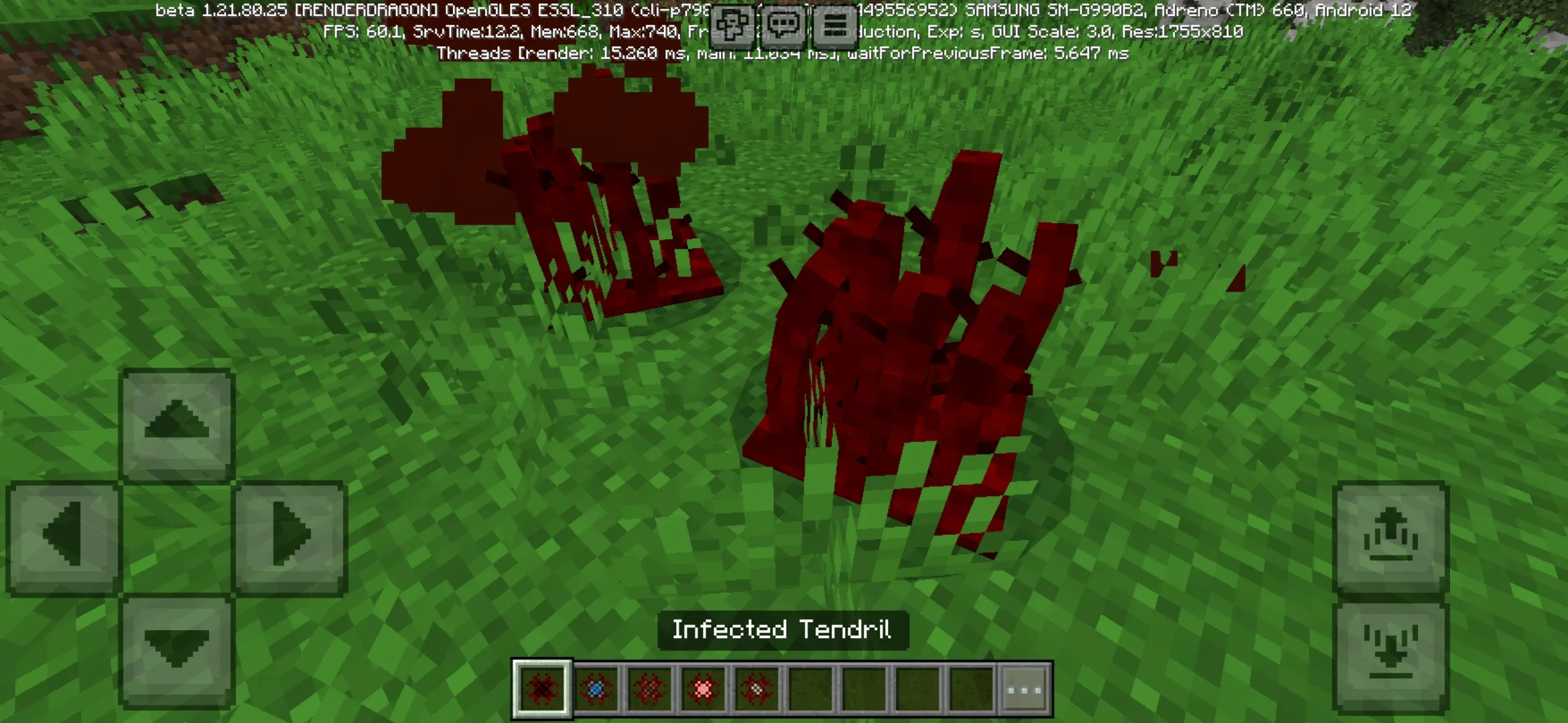 Tendril from Biological Infestation Mod for Minecraft PE
