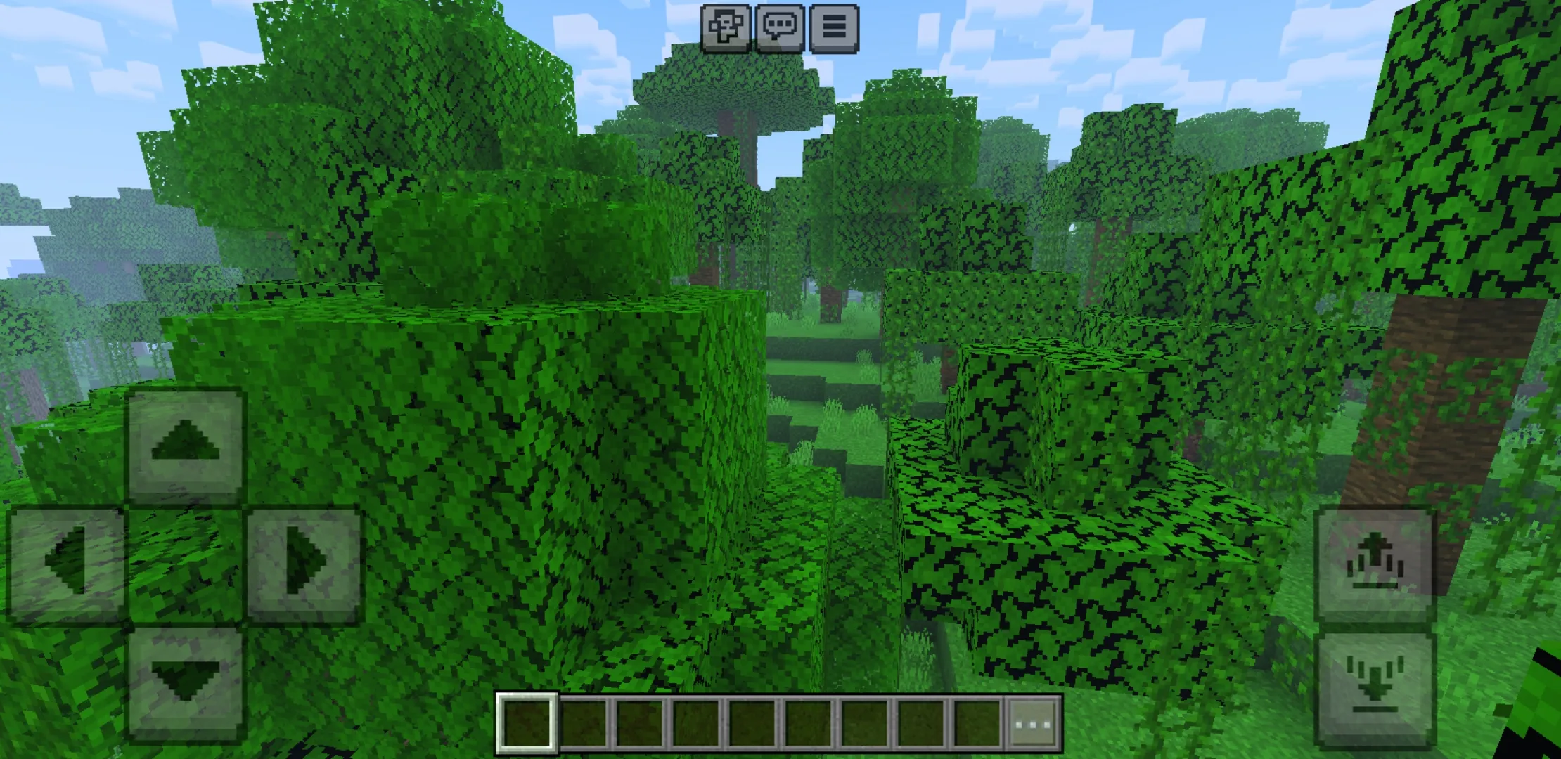 Trees from OptiAle Texture Pack for Minecraft PE