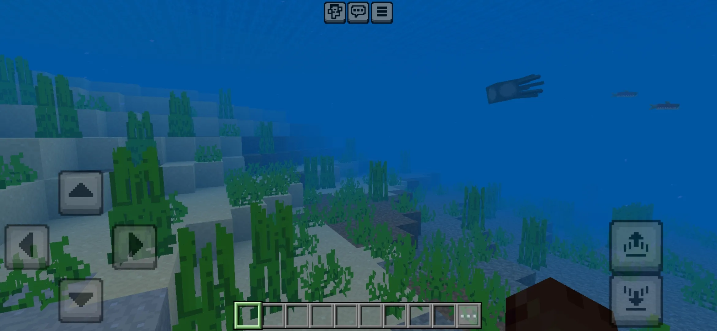 Underwater from Single Pixel Texture Pack for Minecraft PE