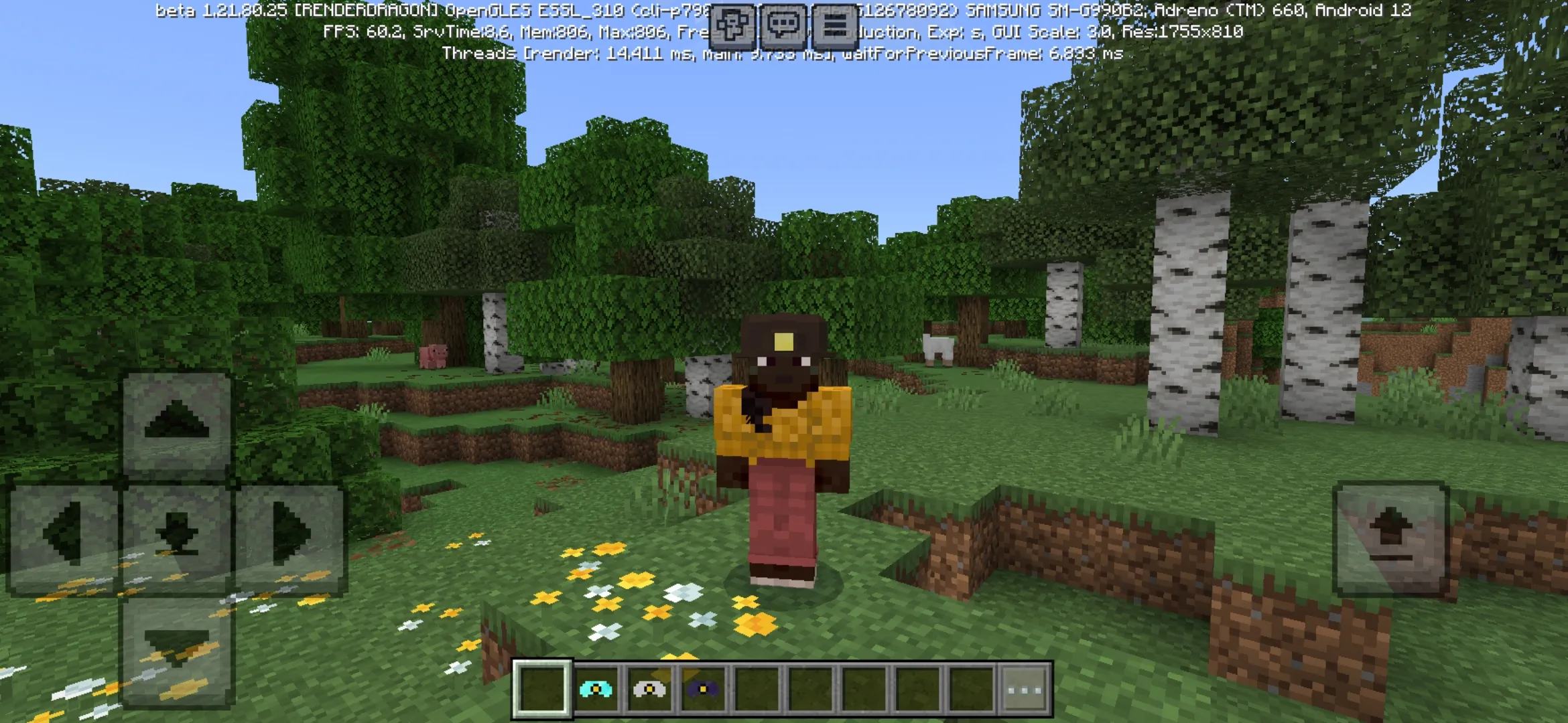 Use It from Miner Helmet Mod for Minecraft PE
