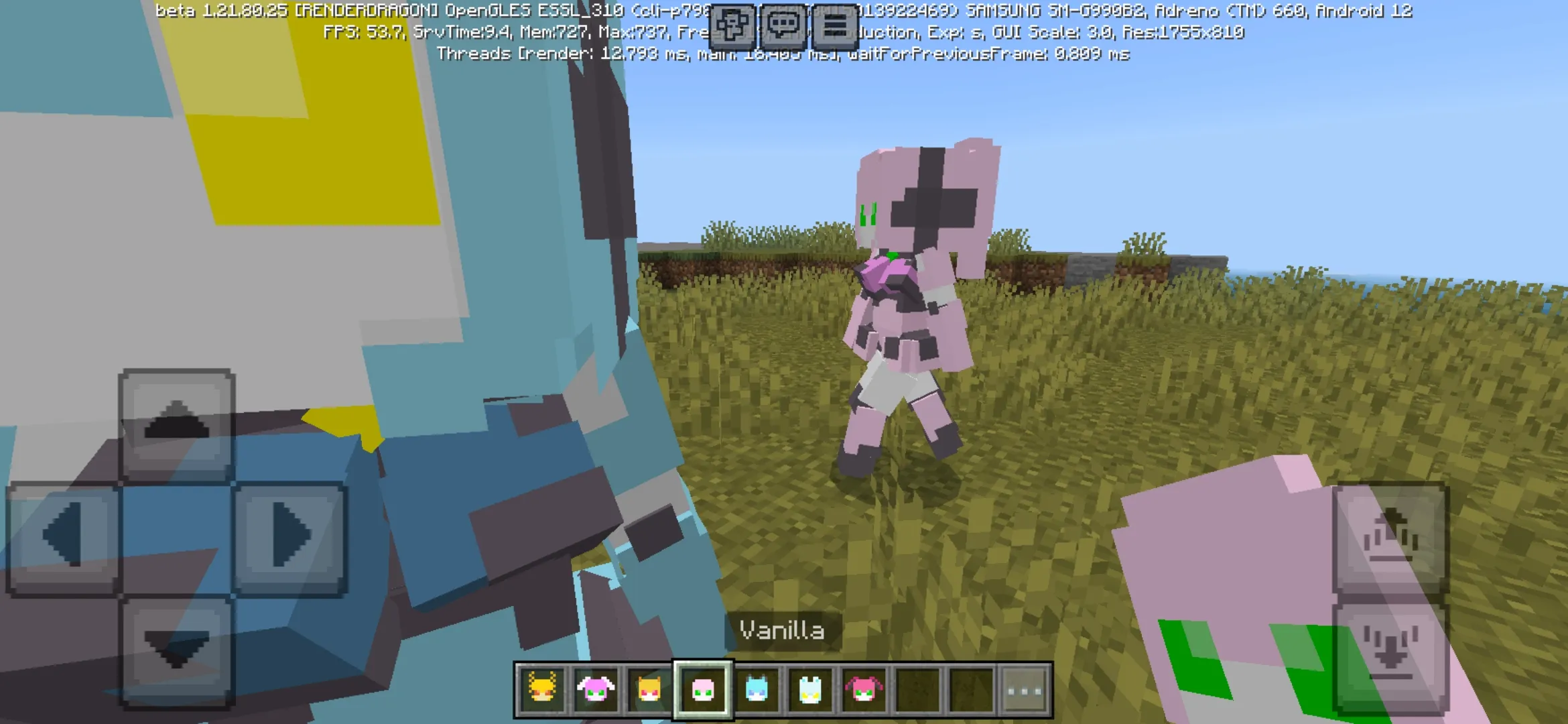 Vanilla from Lovely Robots Mod for Minecraft PE