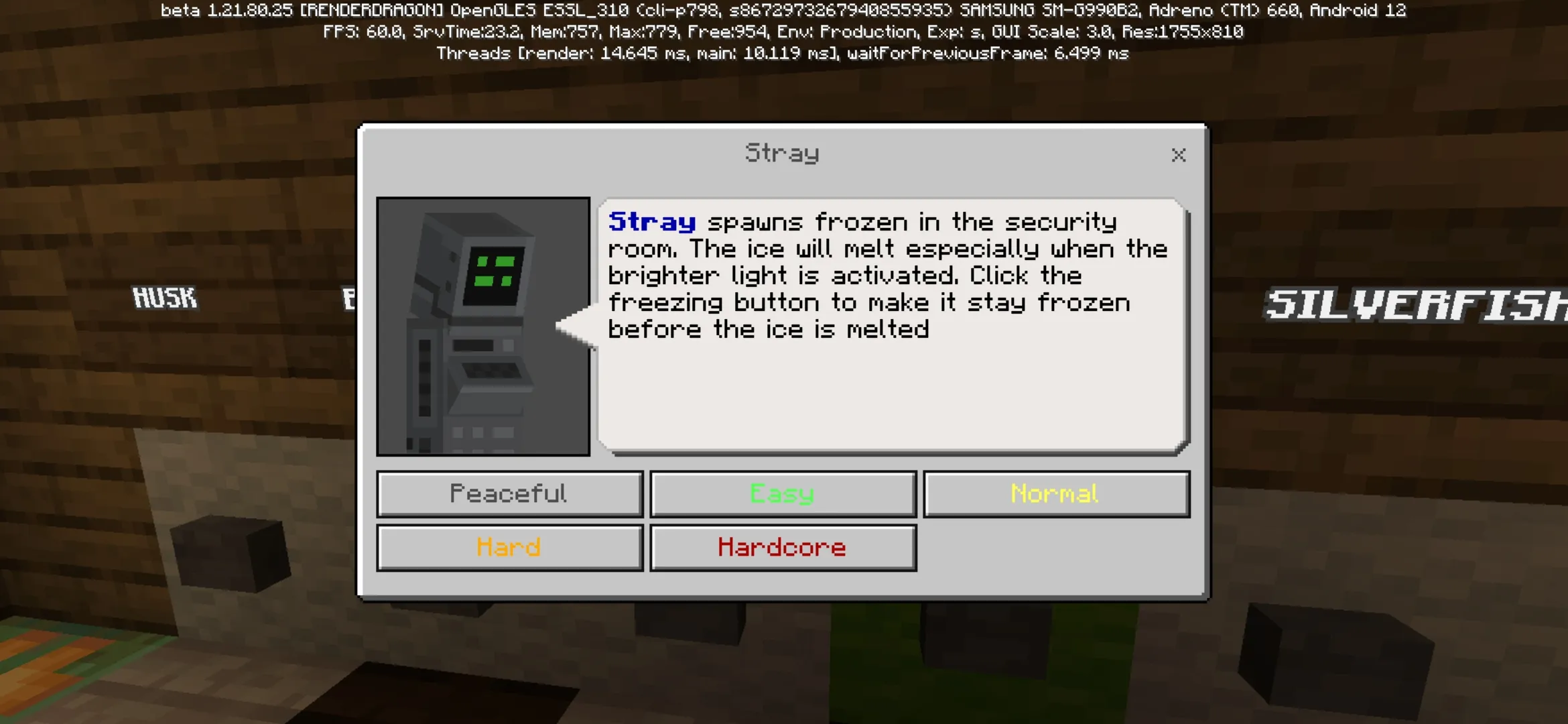 Variants from Night Shift Map for Minecraft PE
