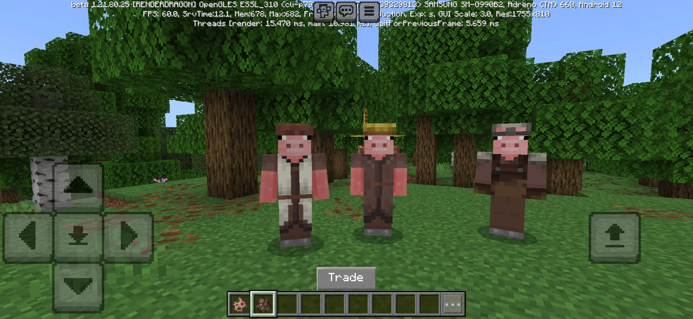 Variants from Pigmans Texture Pack for Minecraft PE